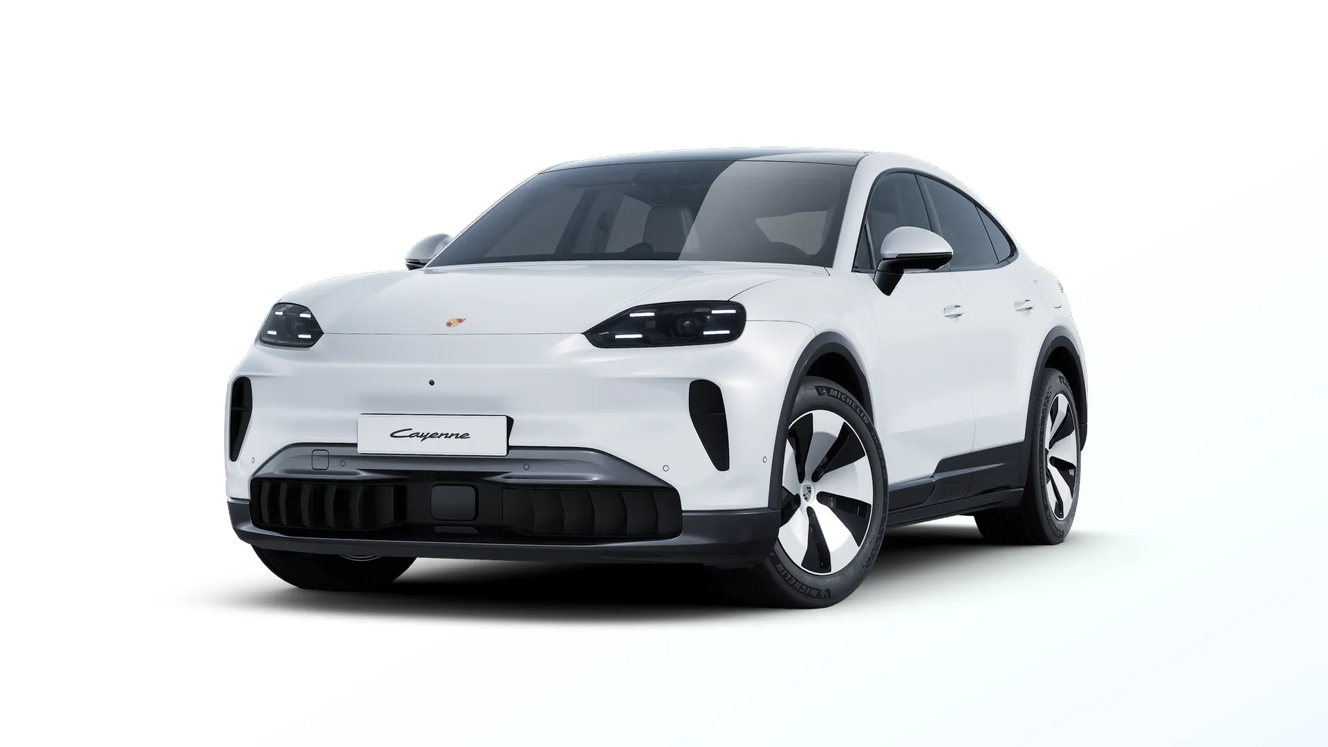 Cayenne Electric Coupé, Cayenne Coupé Electric, Carrara bílá metalíza, front