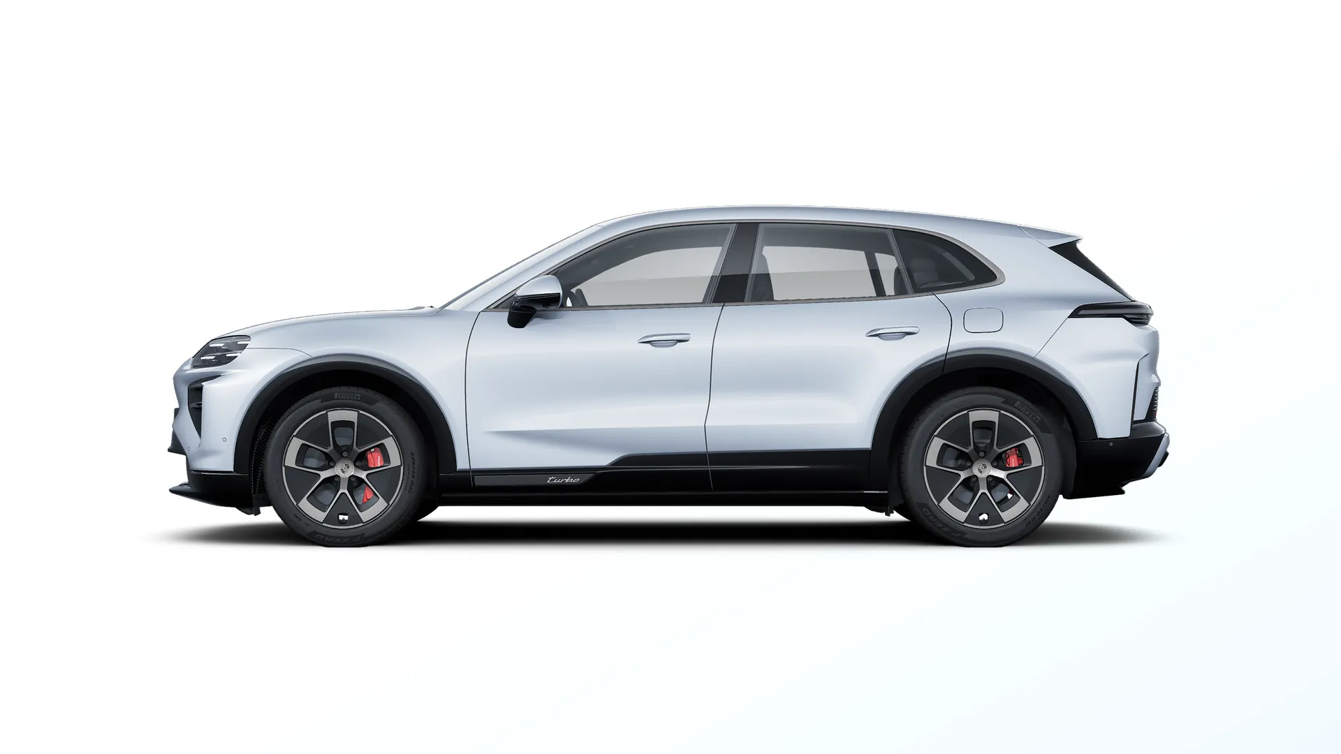 Cayenne Electric, Cayenne Turbo Electric, Dolomite stříbrná metalíza, side