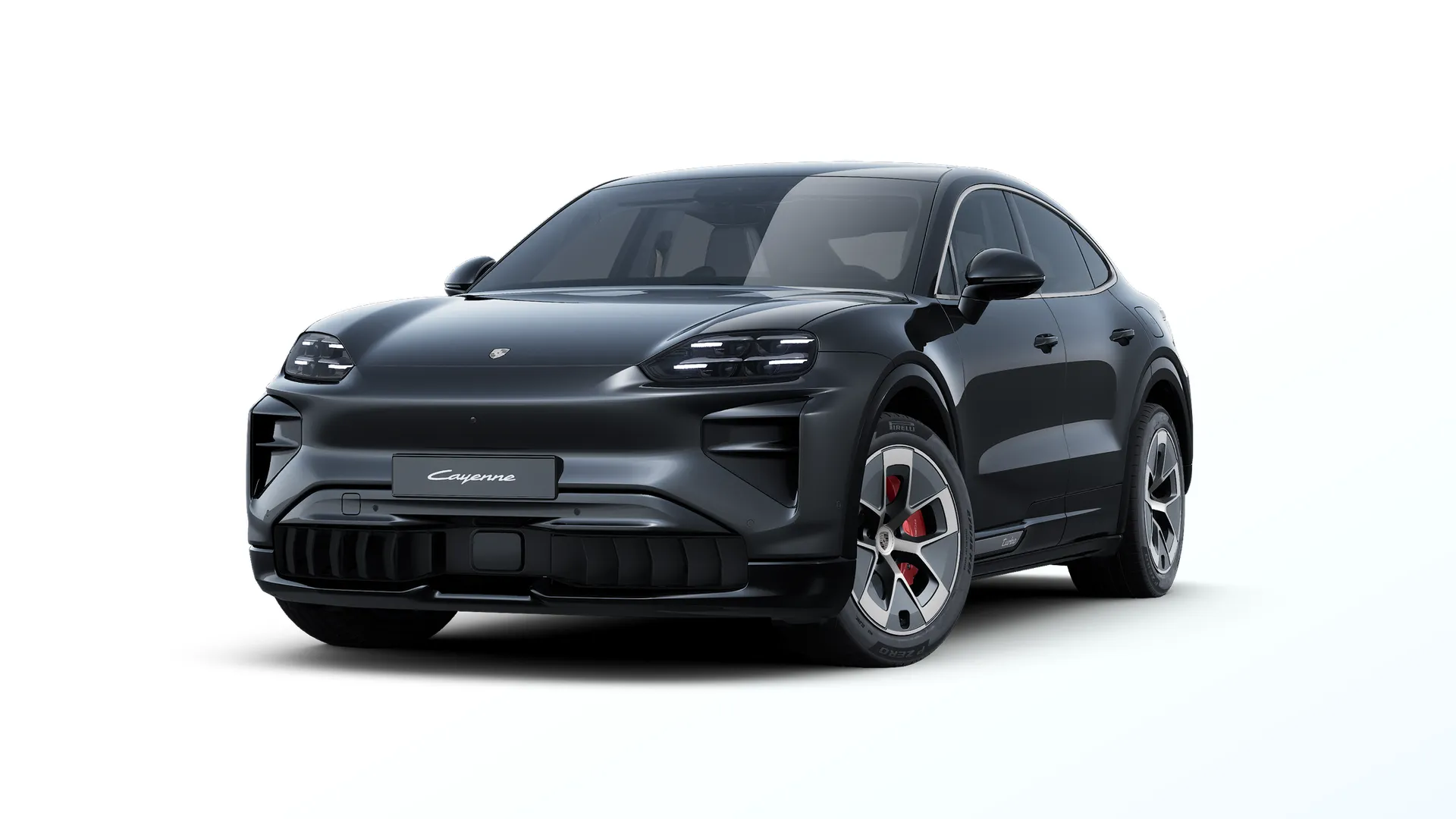 Cayenne Electric Coupé, Cayenne Turbo Coupé Electric, Chromite černá metalíza, front