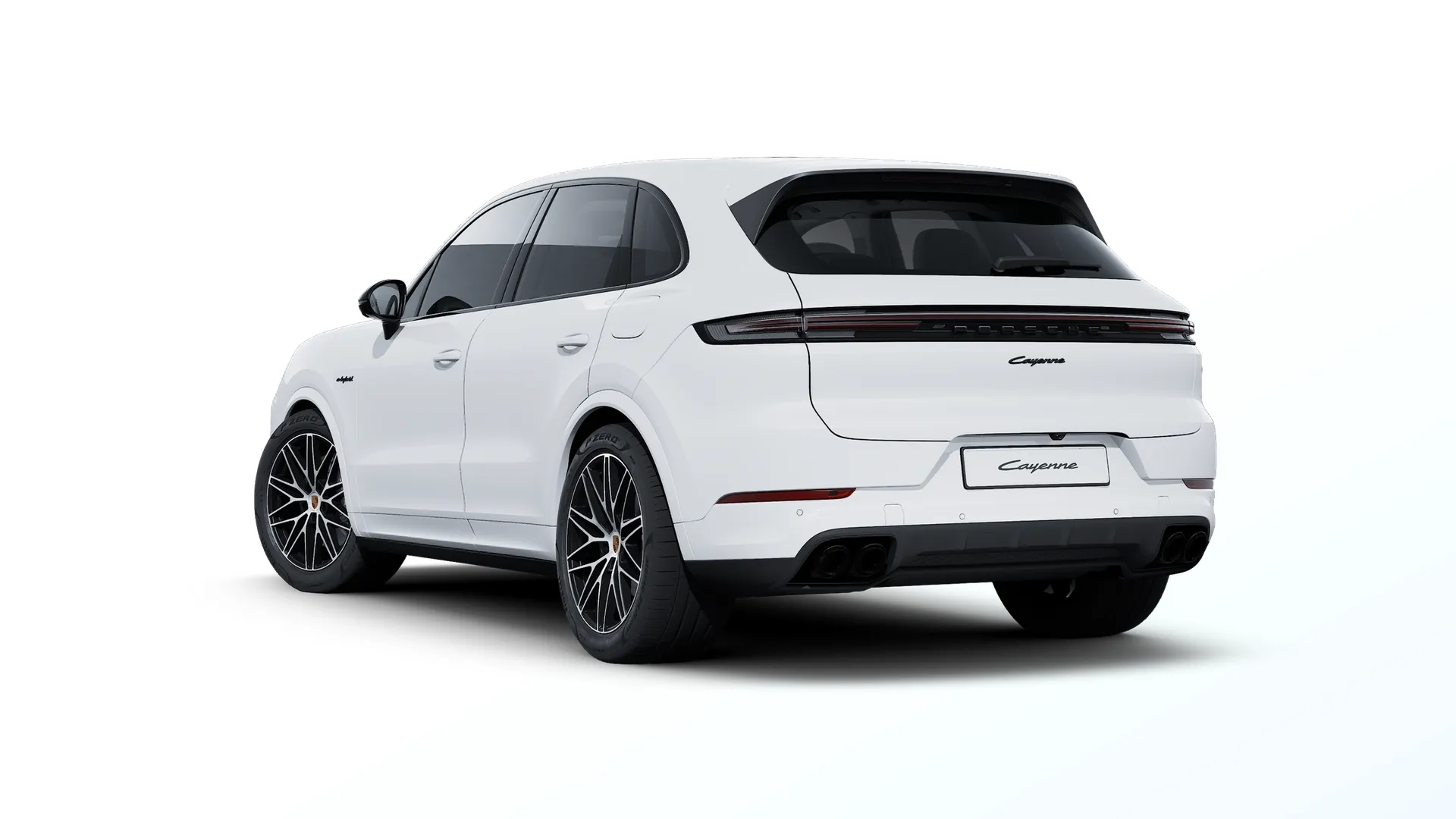 Cayenne, Cayenne E-Hybrid Black Edition, Bílá, rear