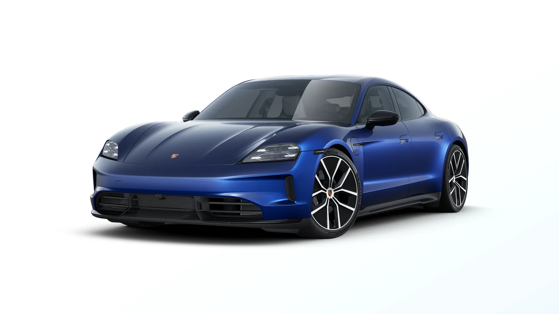 Taycan, Taycan 4 Black Edition, Gentian modrá metalíza, front