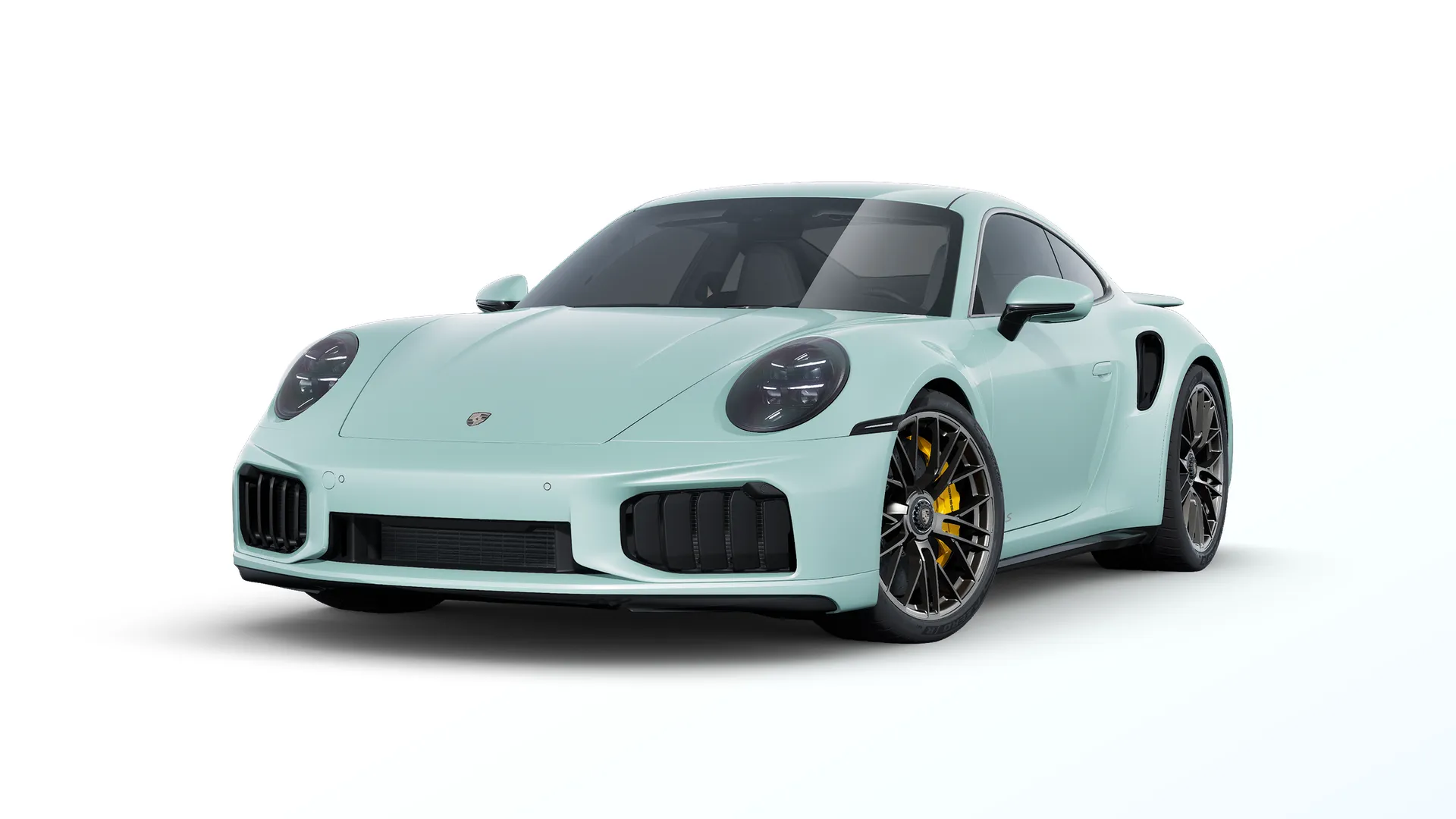 911, 911 Turbo S, Shade zelená metalíza, front