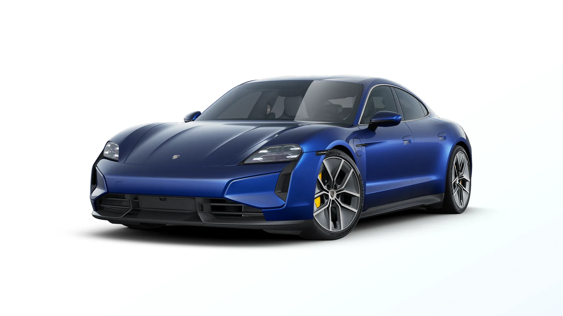 Taycan, Taycan Turbo S, Gentian modrá metalíza, front