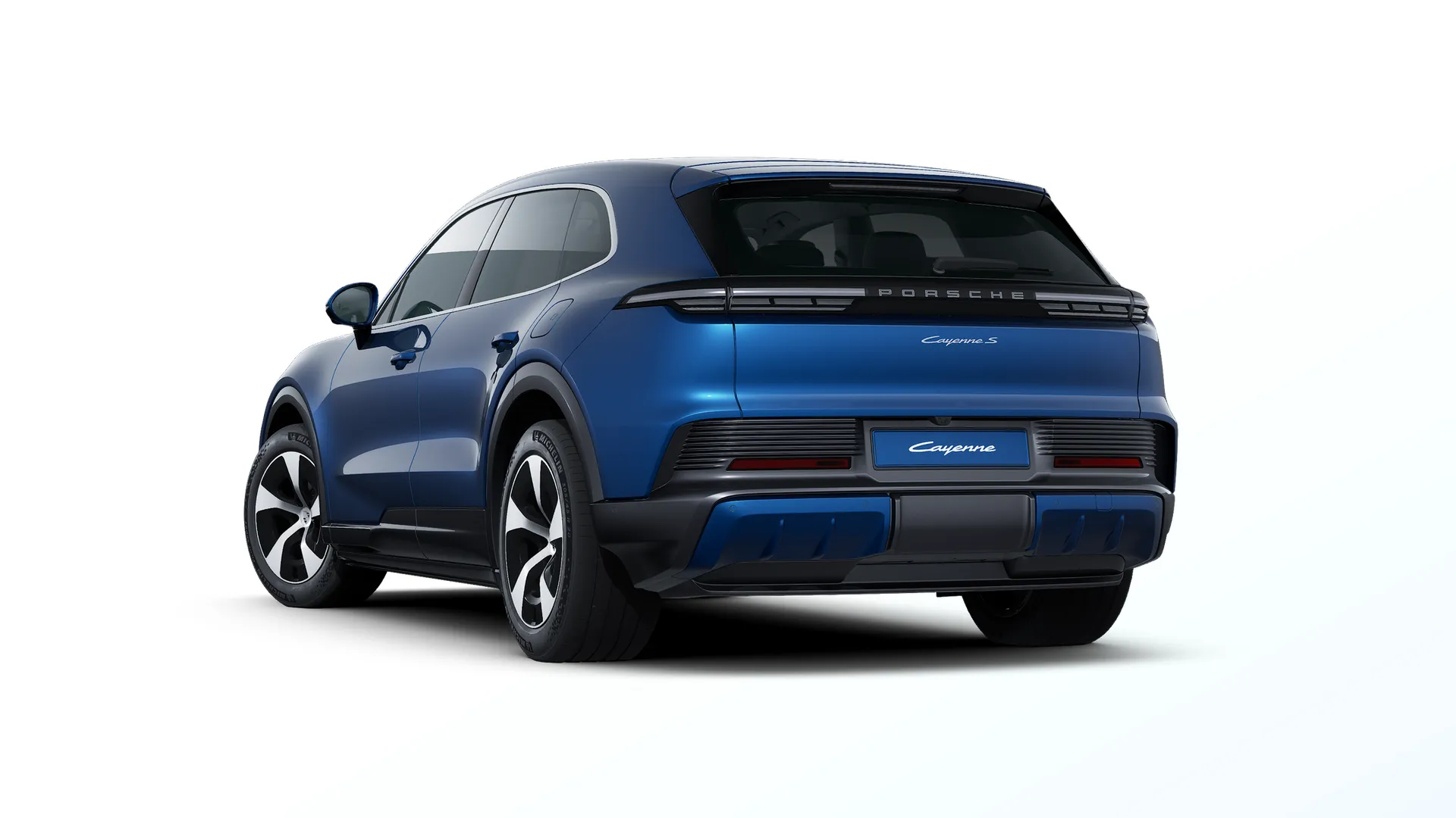 Cayenne Electric, Cayenne S Electric, Napali Blue Metallic, rear