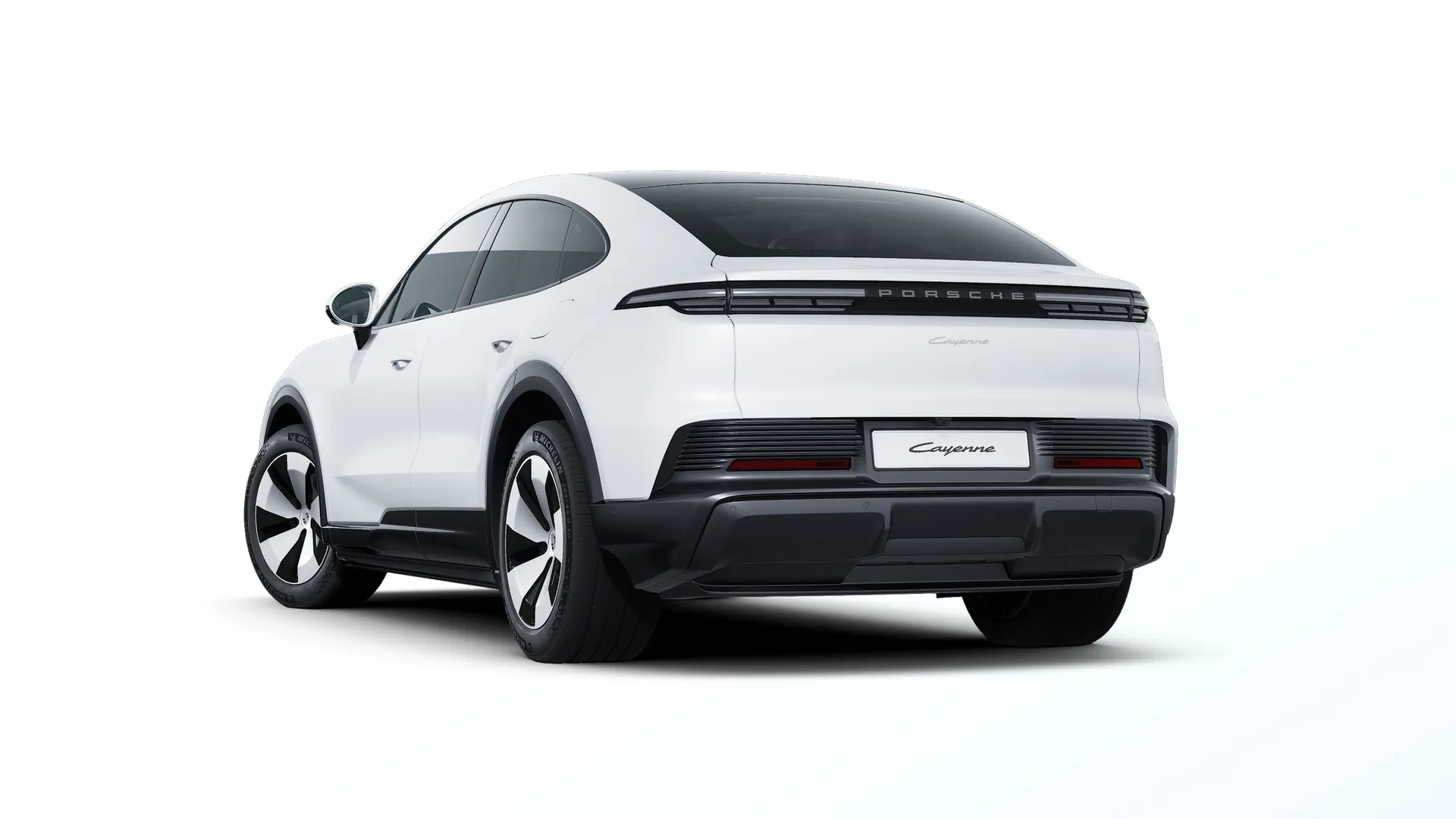 Cayenne Electric Coupé, Cayenne Coupé Electric, Carrara bílá metalíza, rear