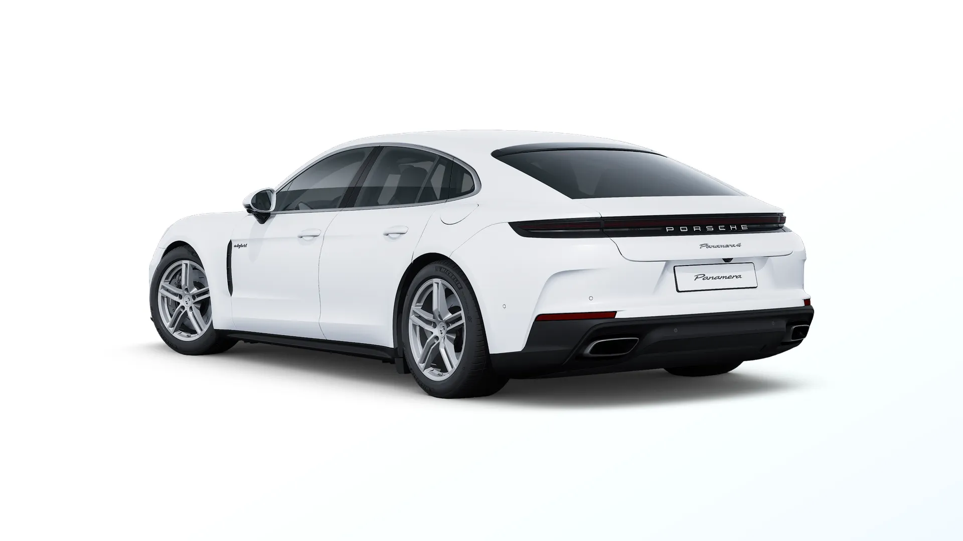 Panamera, Panamera 4 E-Hybrid, Carrara bílá metalíza, rear