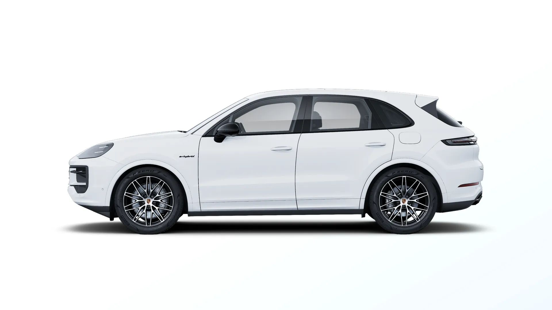 Cayenne, Cayenne E-Hybrid Black Edition, Bílá, side