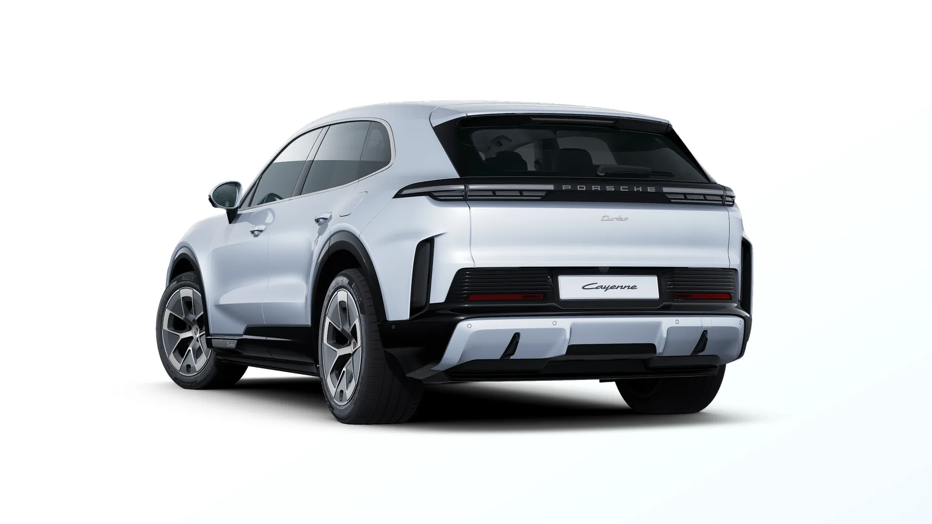 Cayenne Electric, Cayenne Turbo Electric, Dolomite stříbrná metalíza, rear