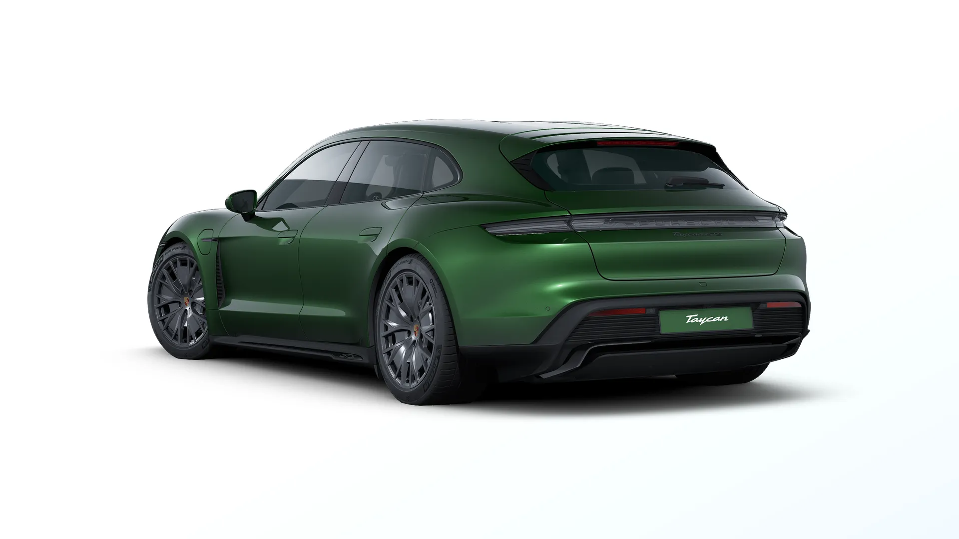 Taycan Sport Turismo, Taycan GTS Sport Turismo, Oak zelená metalíza Neo, rear