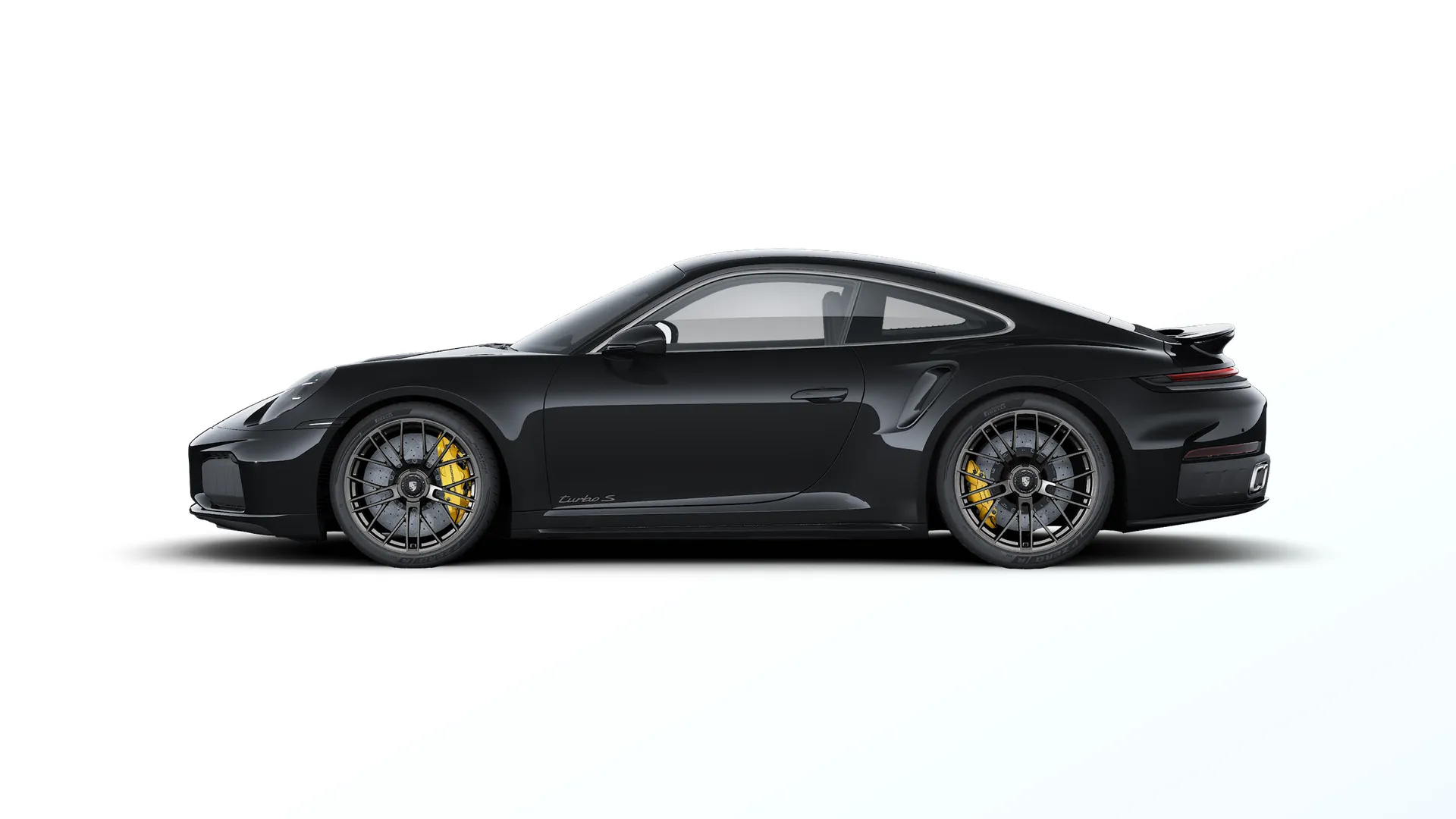 911, 911 Turbo S, Černá, side