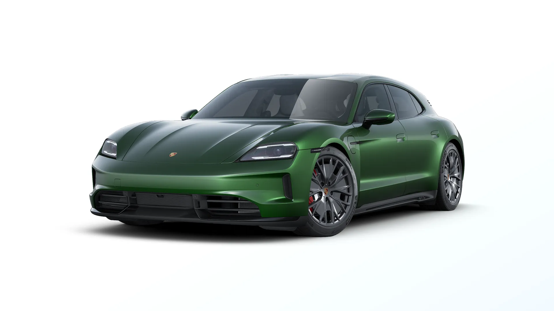 Taycan Sport Turismo, Taycan GTS Sport Turismo, Oak zelená metalíza Neo, front