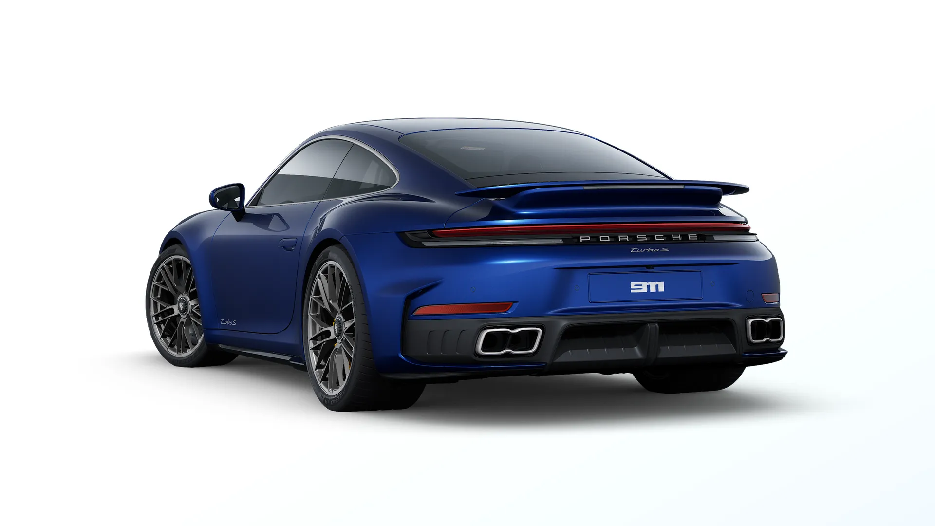 911, 911 Turbo S, Gentian modrá metalíza, rear