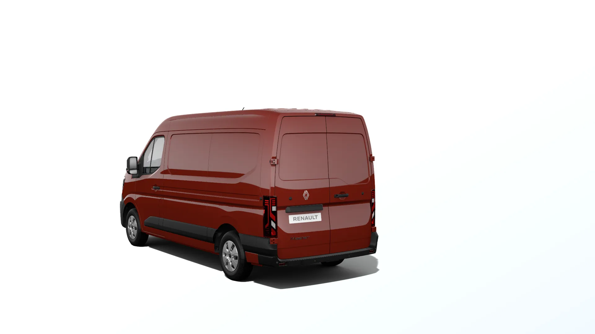 Master Van L2H2, Extra, červená pompiers, rear