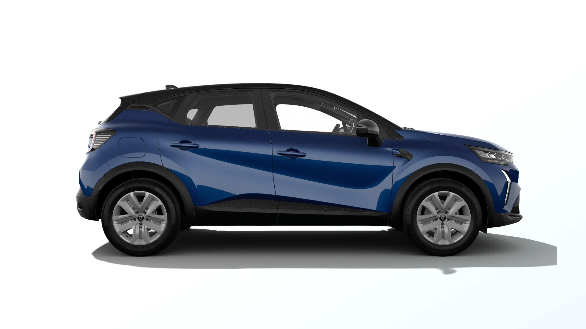 Captur, Evolution, modrá iron / střecha černá étoilé, front