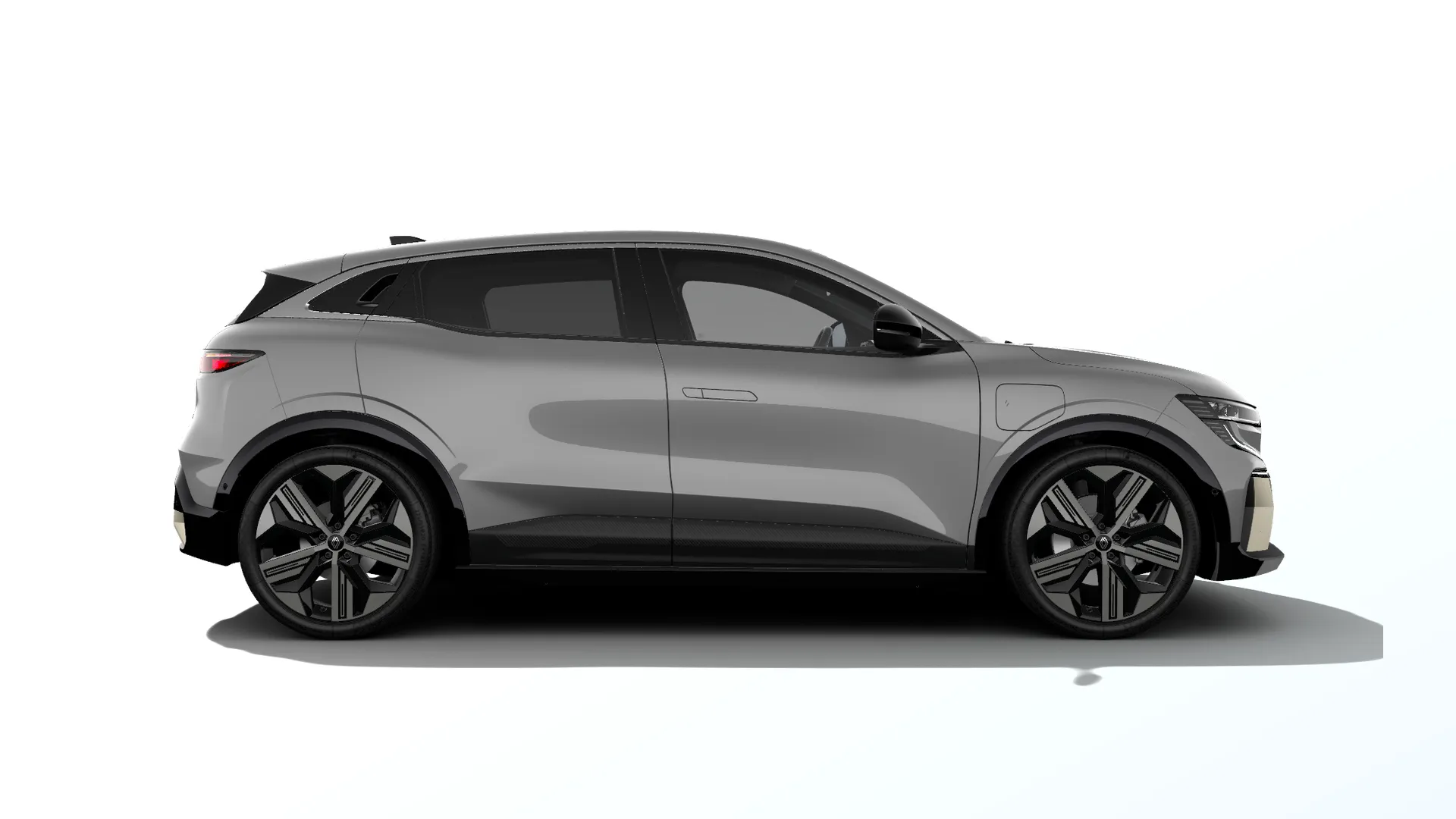 Megane E-Tech, Iconic, šedá rafale, front