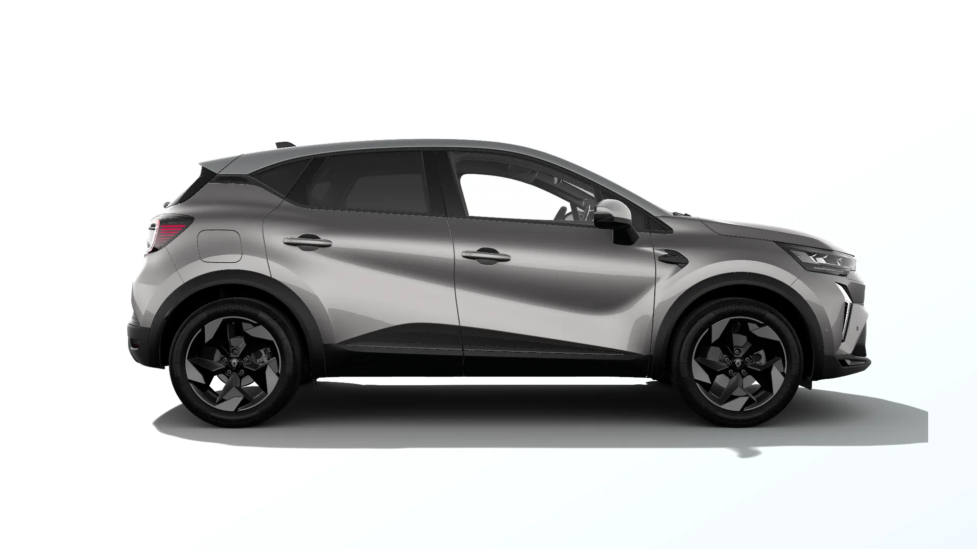 Captur, Techno, šedá cassiopée / šedá highland, front