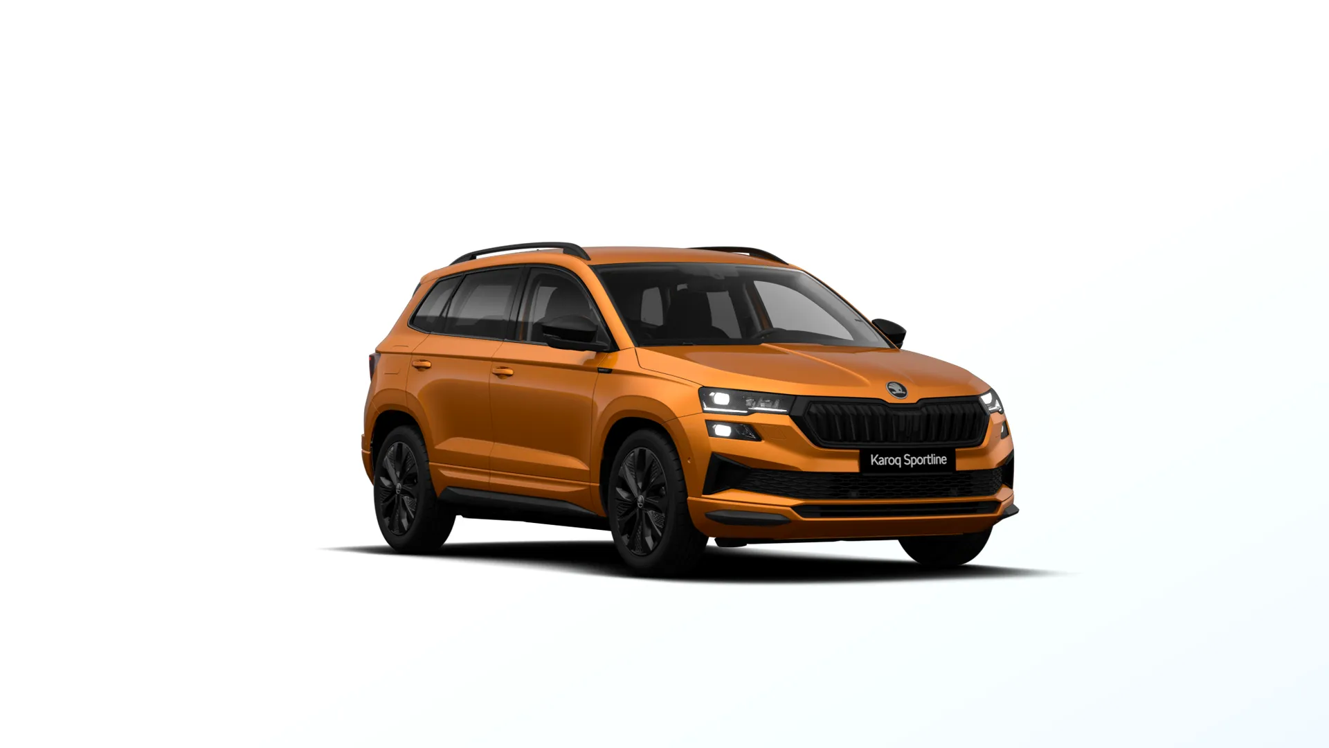 Karoq, Sportline, Oranžová Phoenix metalíza, front
