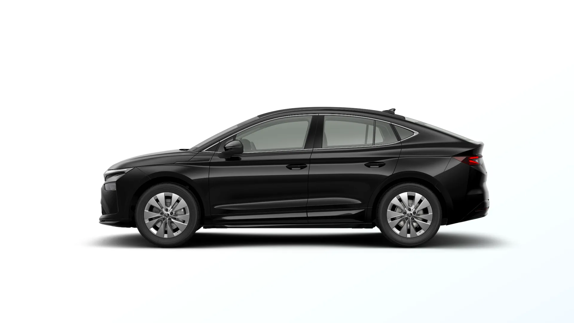 Enyaq Coupé, Selection, Černá Magic metalíza, side