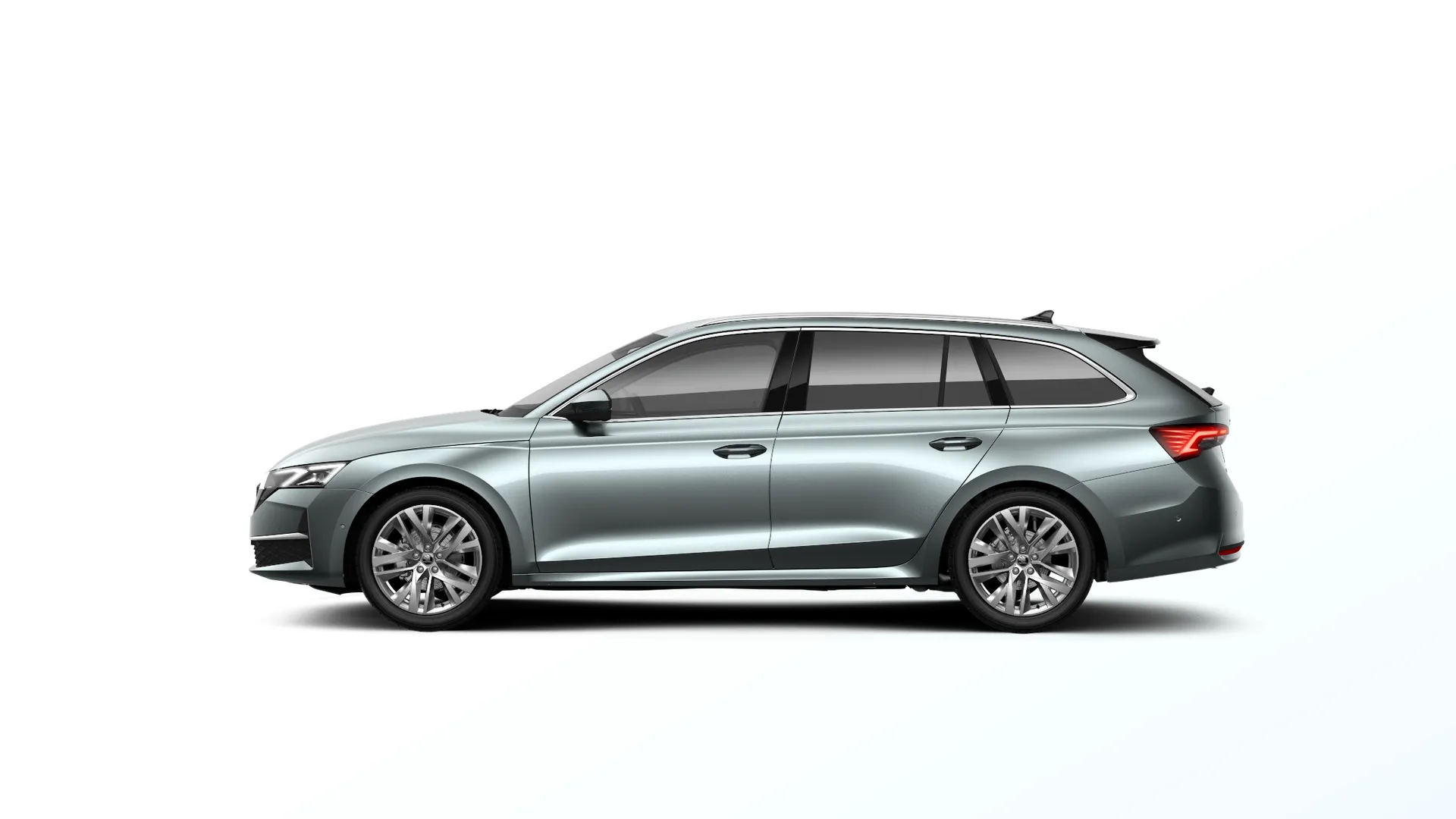 Octavia Combi, Exclusive Selection, Stříbrná Arctic, side