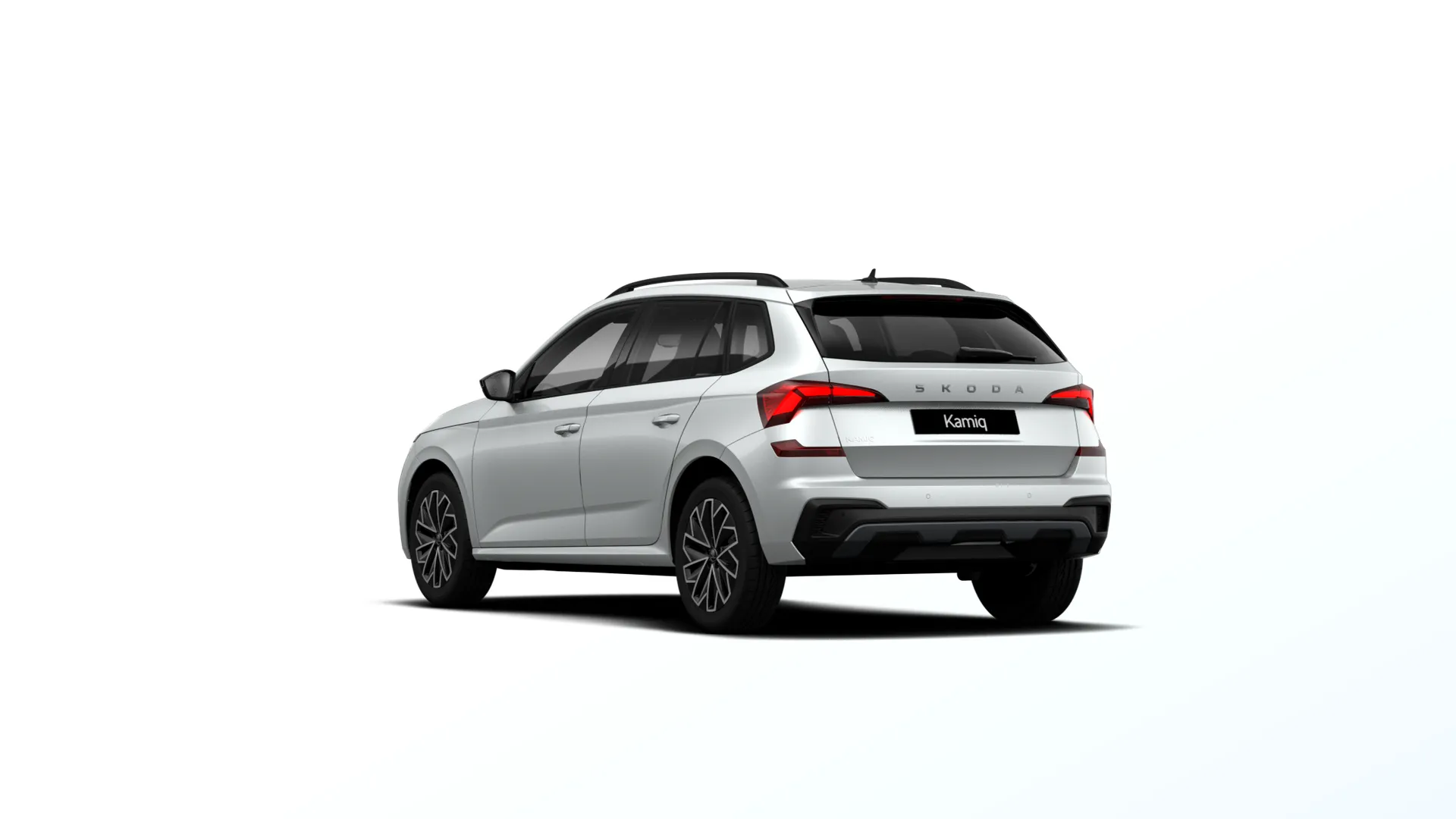 Kamiq, Dynamic, Bílá Moon metalíza, rear