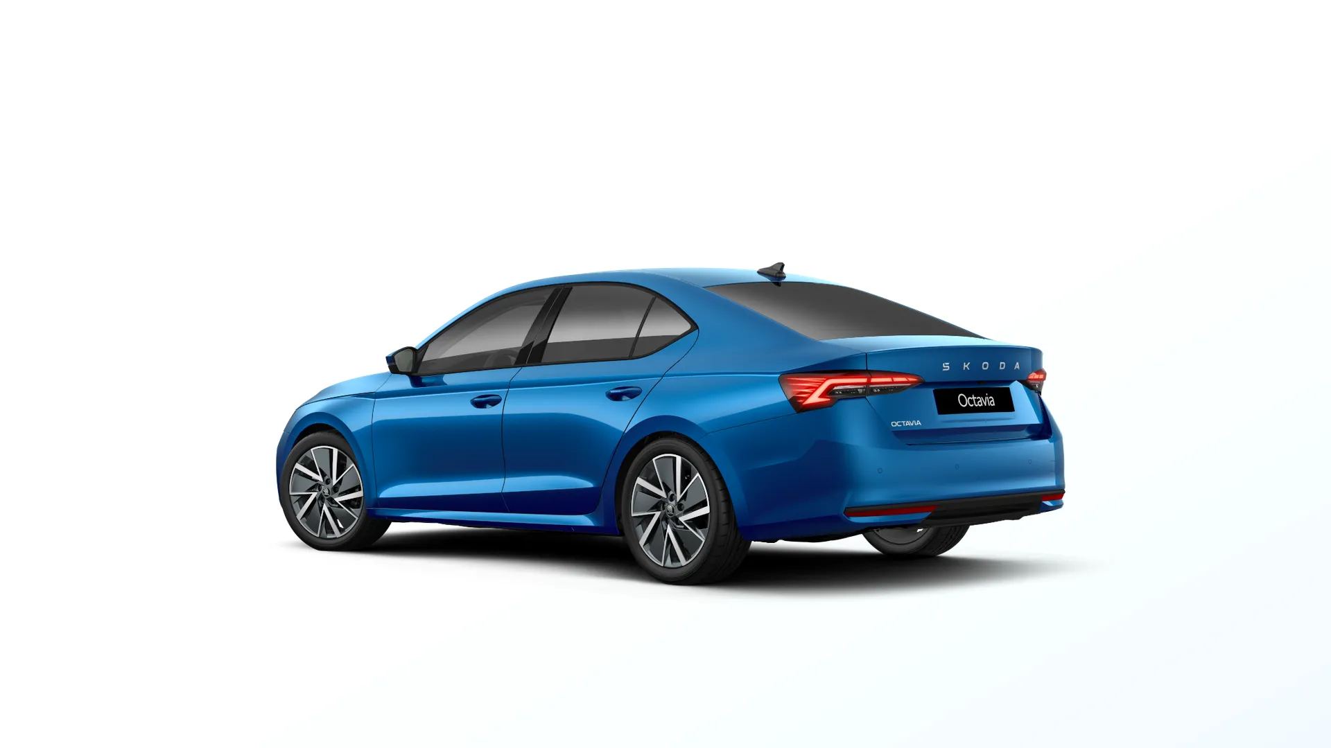 Octavia, Dynamic, Modrá Race metalíza, rear