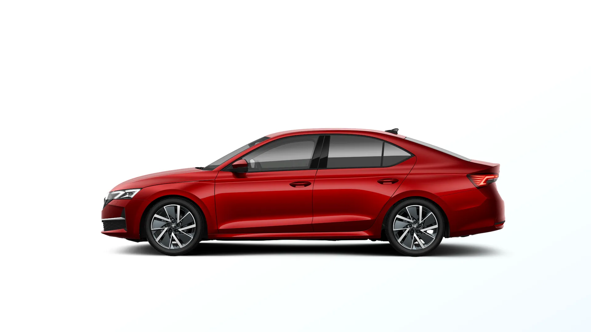 Octavia, Dynamic, Červená Velvet metalíza, side