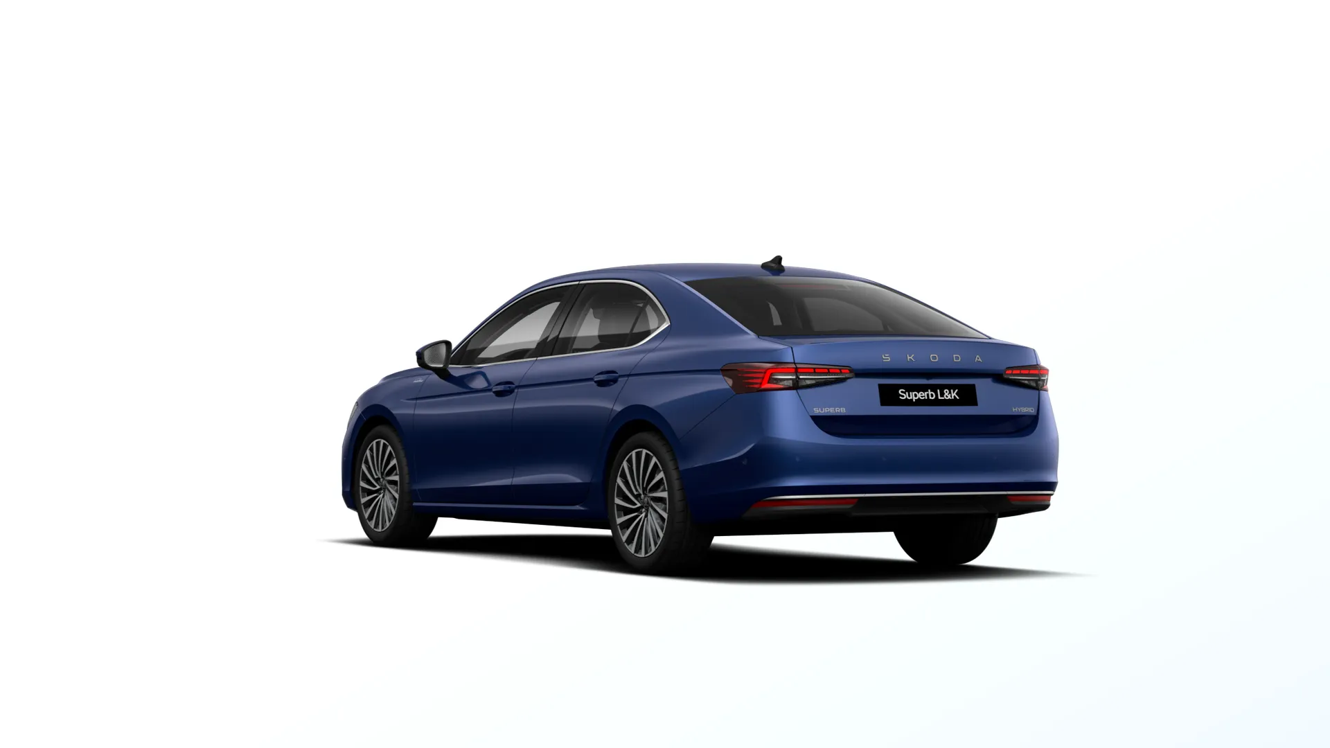Superb, L&K, Modrá Cobalt metalíza, rear