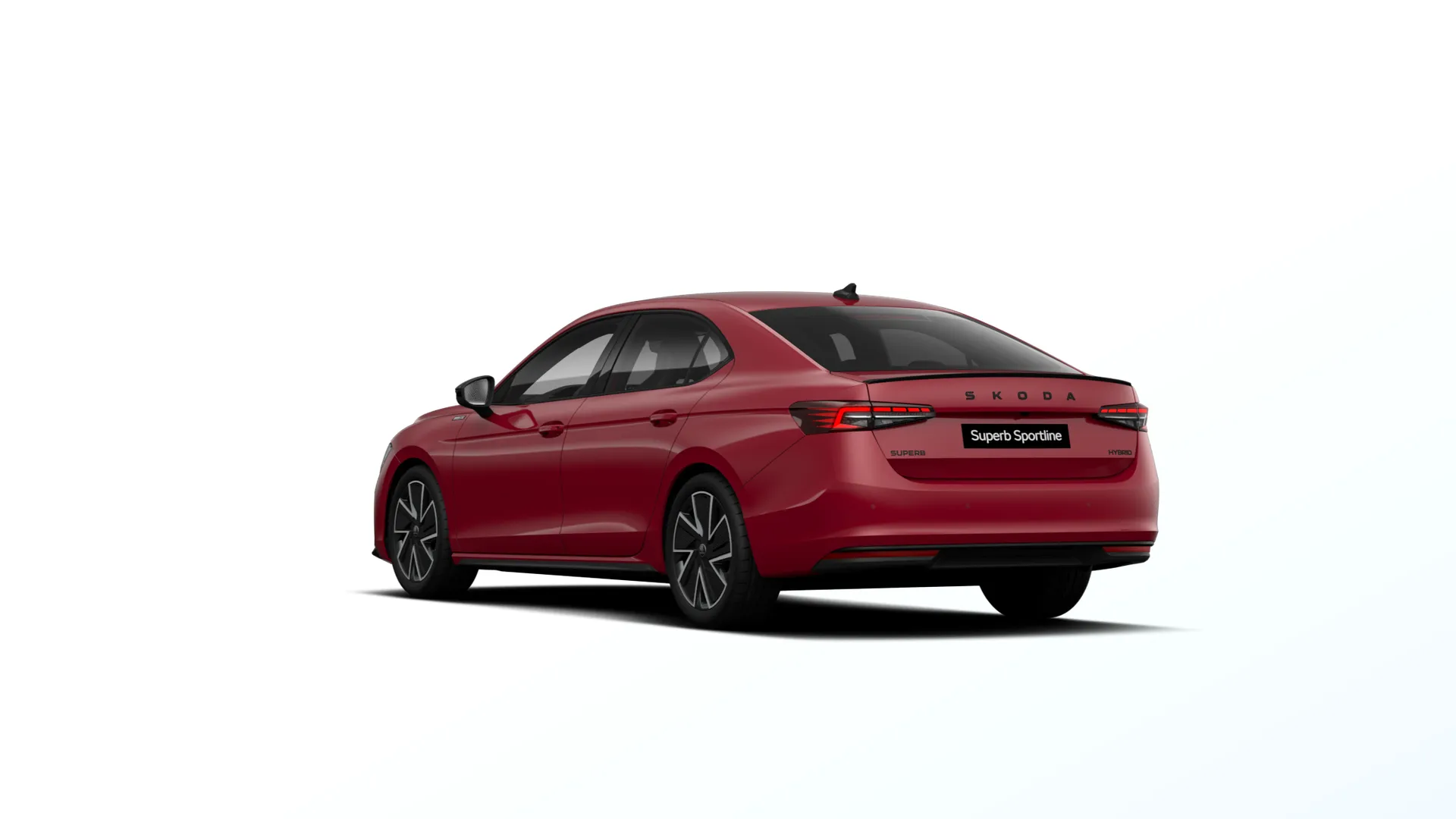 Superb, Sportline, Červená Carmine metalíza, rear