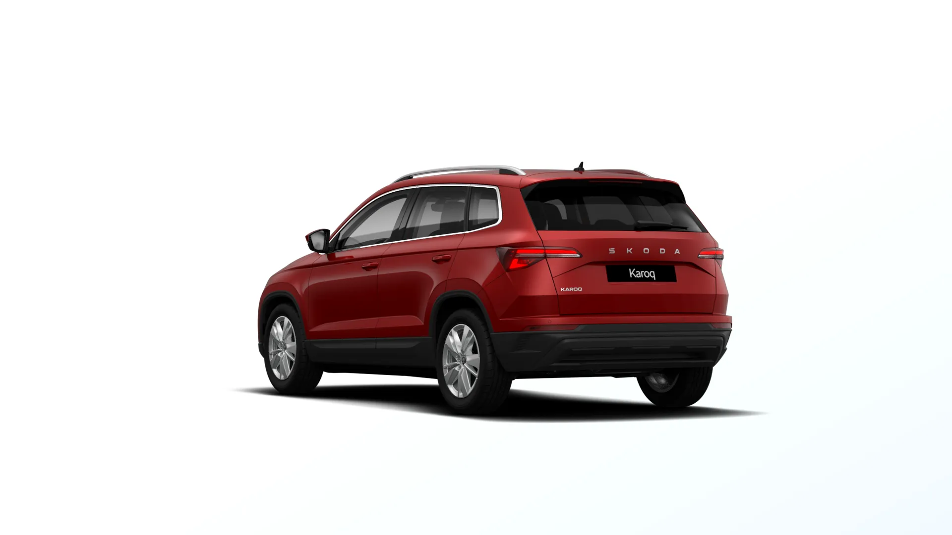 Karoq, Top Selection, Červená Velvet metalíza, rear