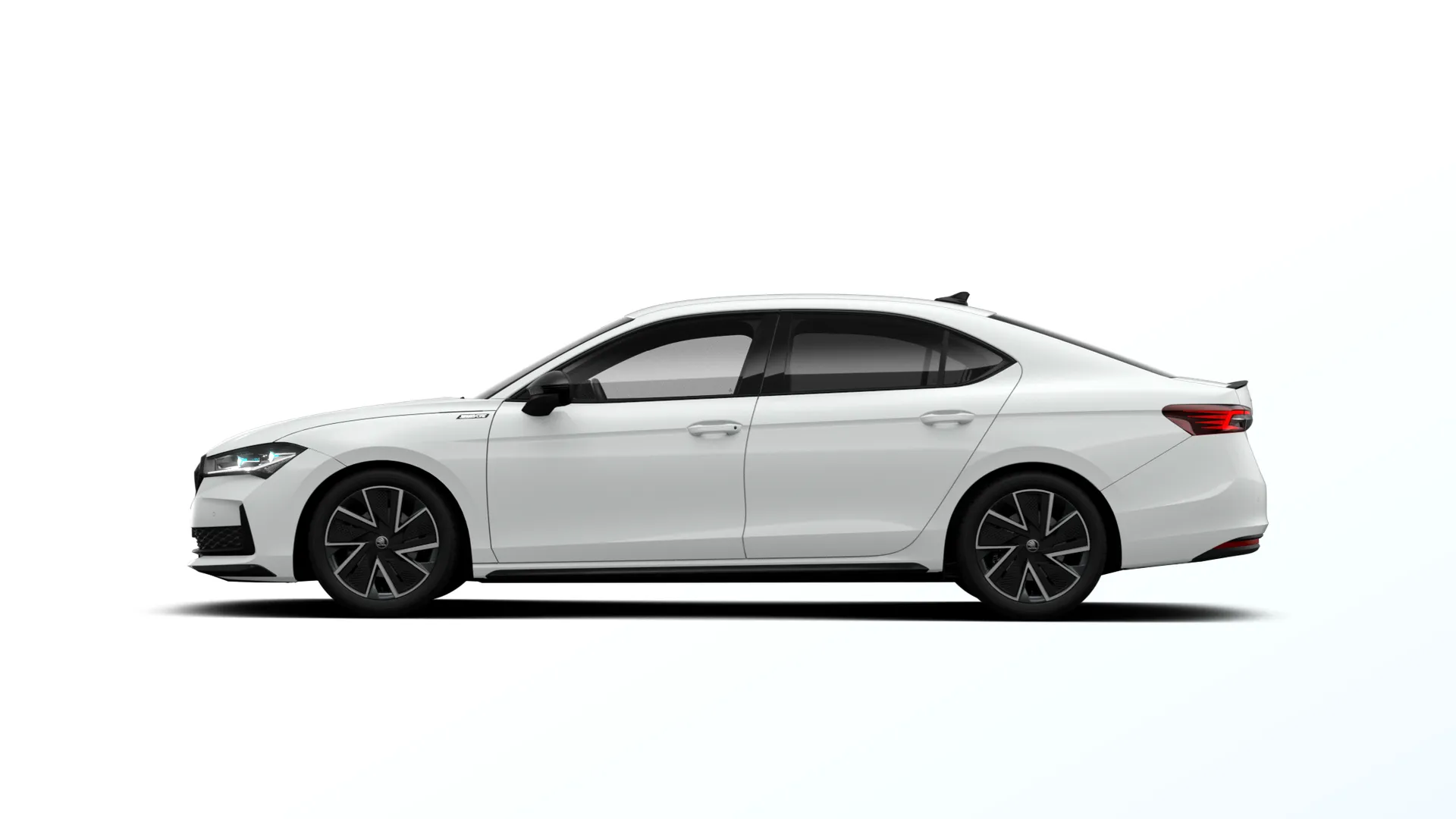 Superb, Sportline, Bílá Purity, side