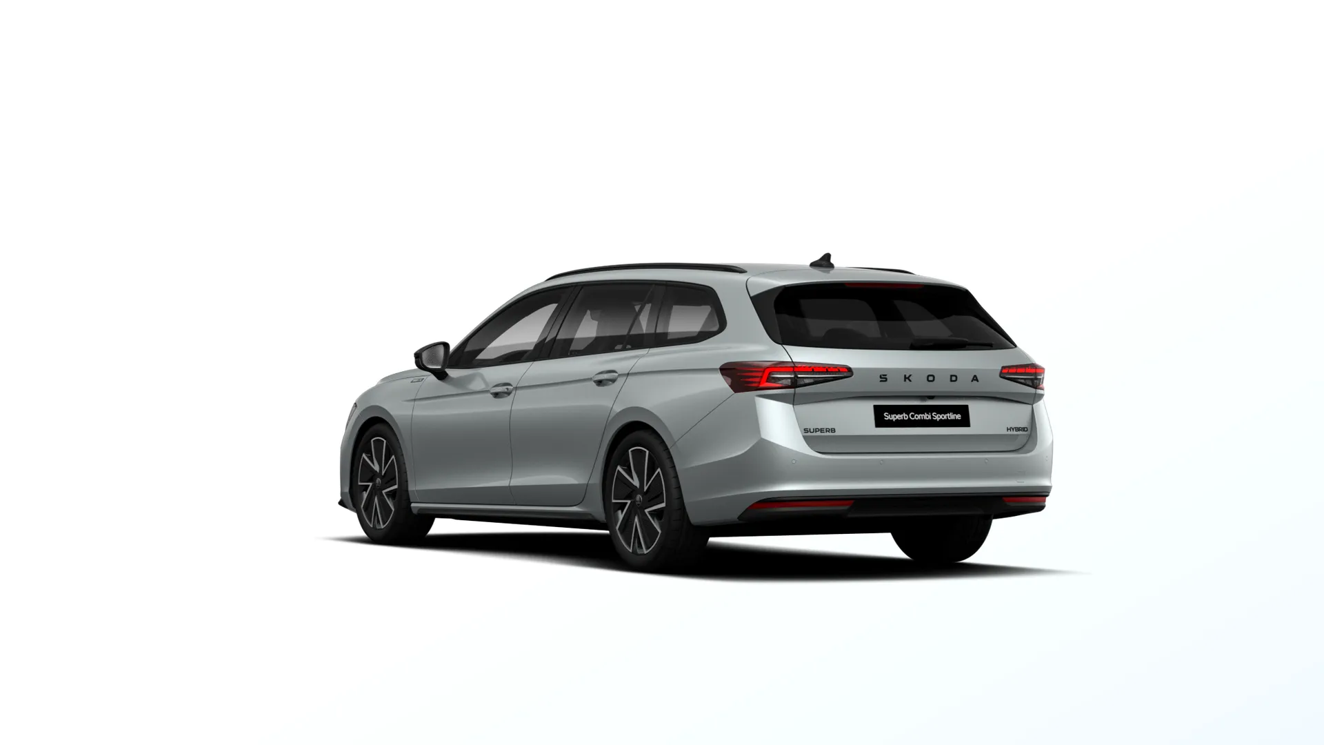 Superb Combi, Sportline, Stříbrná Pebble metalíza, rear