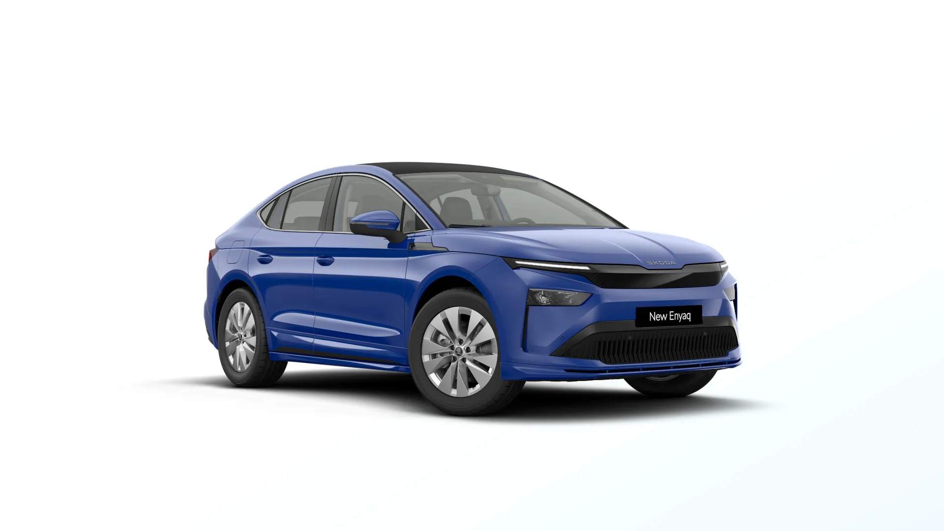 Enyaq Coupé, Selection, Modrá Energy, front