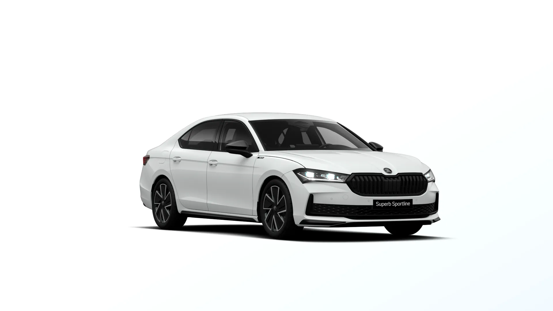 Superb, Sportline, Bílá Purity, front