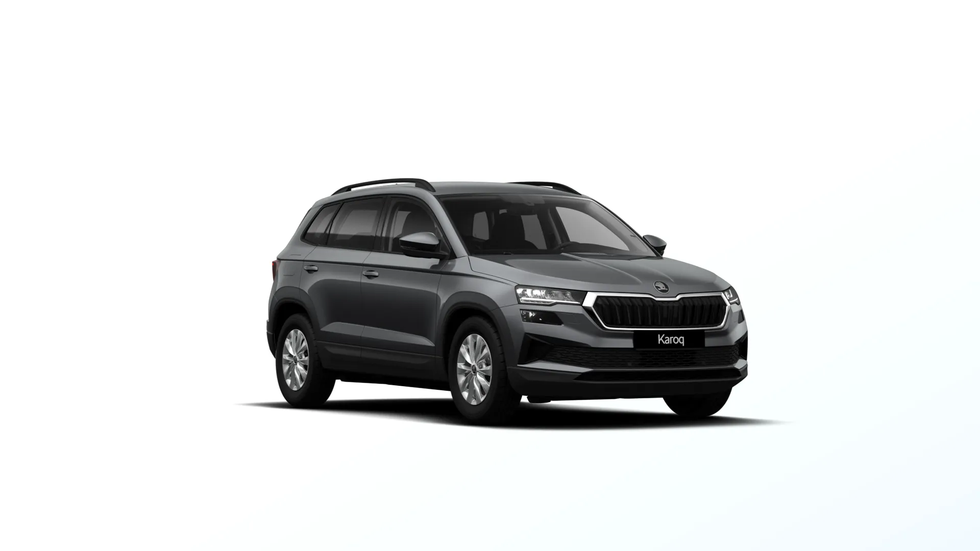 Karoq, Classic, Šedá Graphite metalíza, front