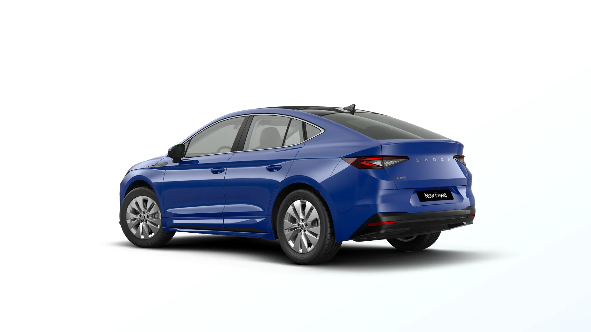 Enyaq Coupé, Selection, Modrá Energy, rear