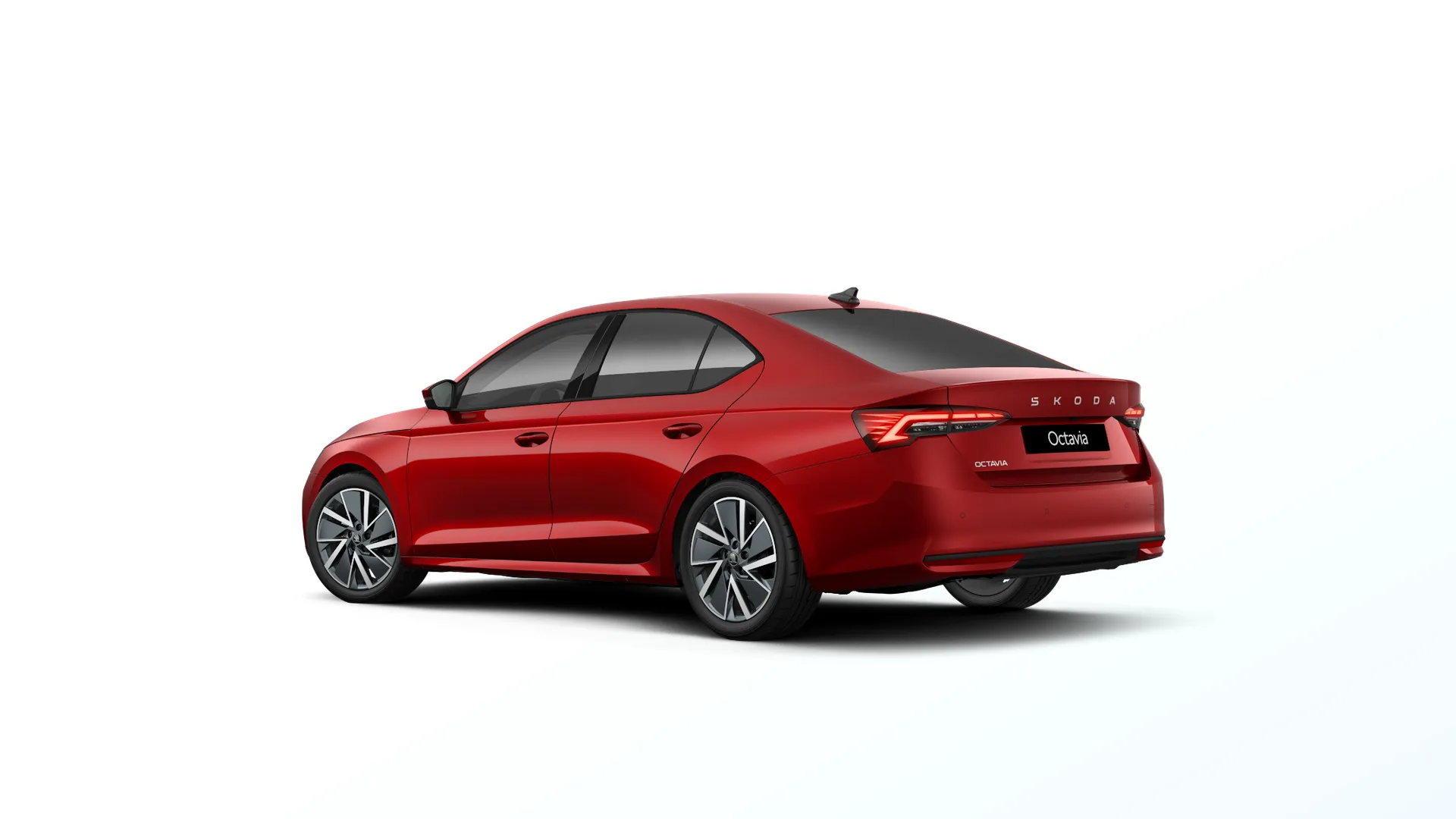 Octavia, Dynamic, Červená Velvet metalíza, rear