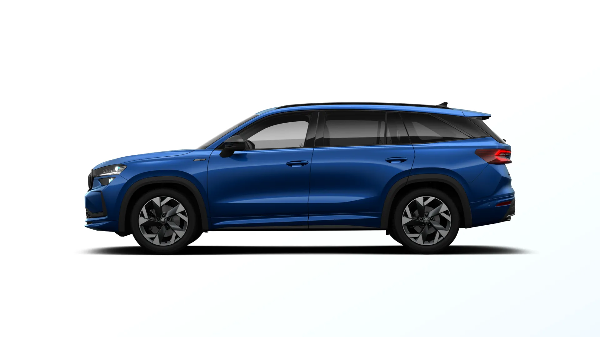 Kodiaq, Sportline, Modrá Race metalíza, side
