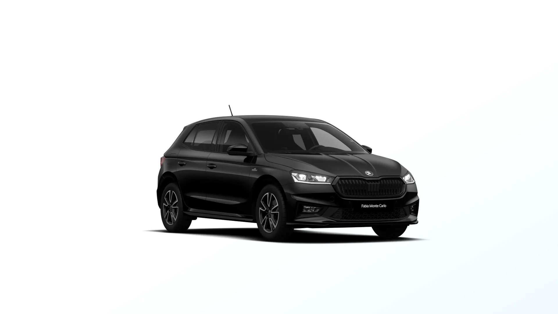 Fabia, Monte Carlo, Černá Magic metalíza, front
