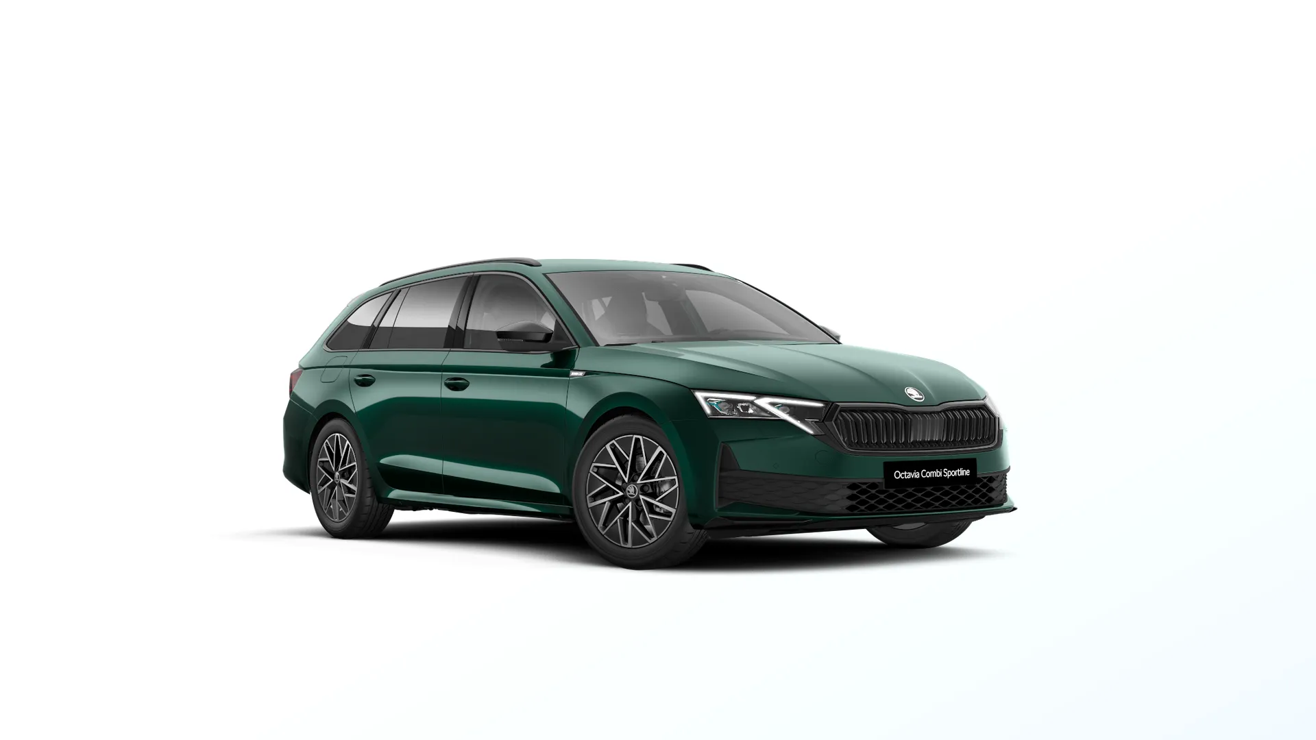 Octavia Combi, Sportline, Zelená Amazonian, front