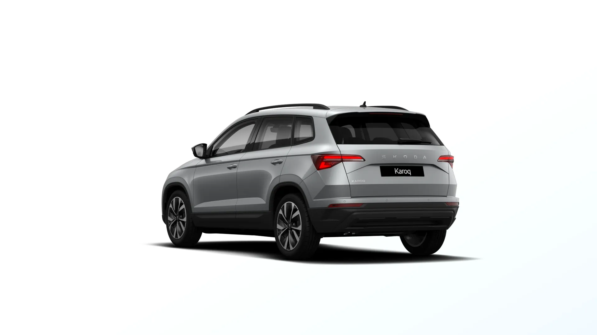 Karoq, Dynamic, Stříbrná Smokey Diamond metalíza, rear