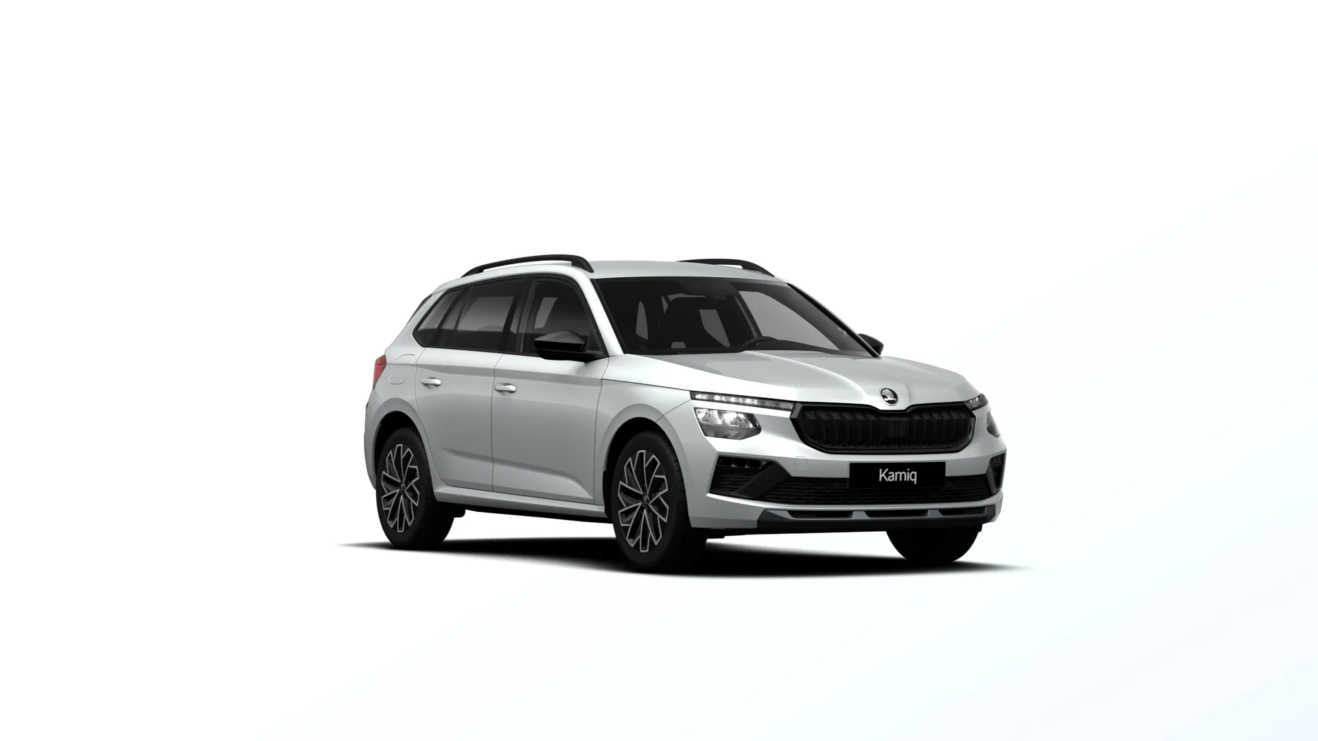 Kamiq, Dynamic, Bílá Moon metalíza, front