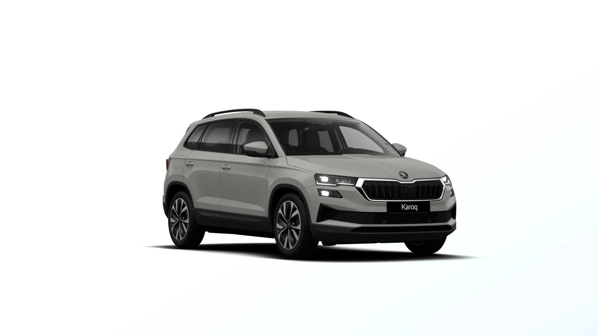 Karoq, Dynamic, Šedá Steel, front