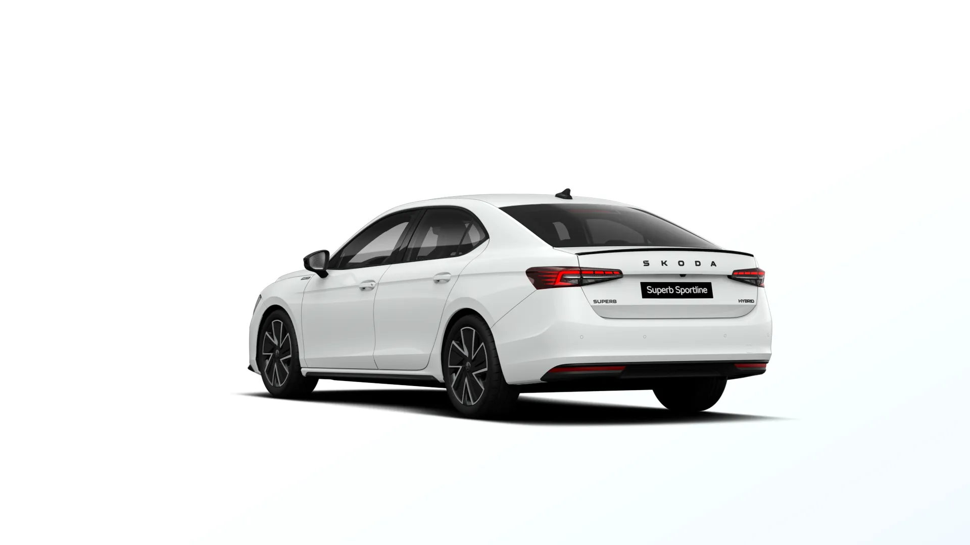 Superb, Sportline, Bílá Purity, rear