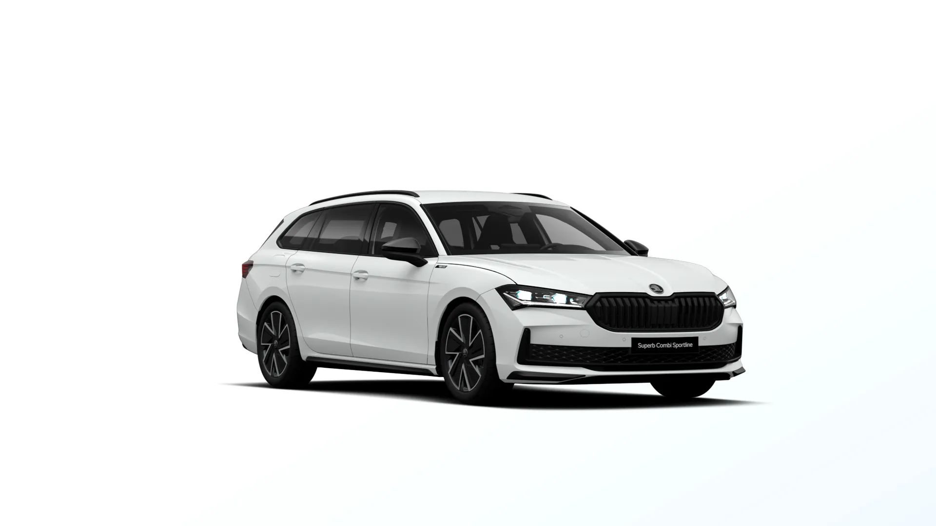 Superb Combi, Sportline, Bílá Purity, front