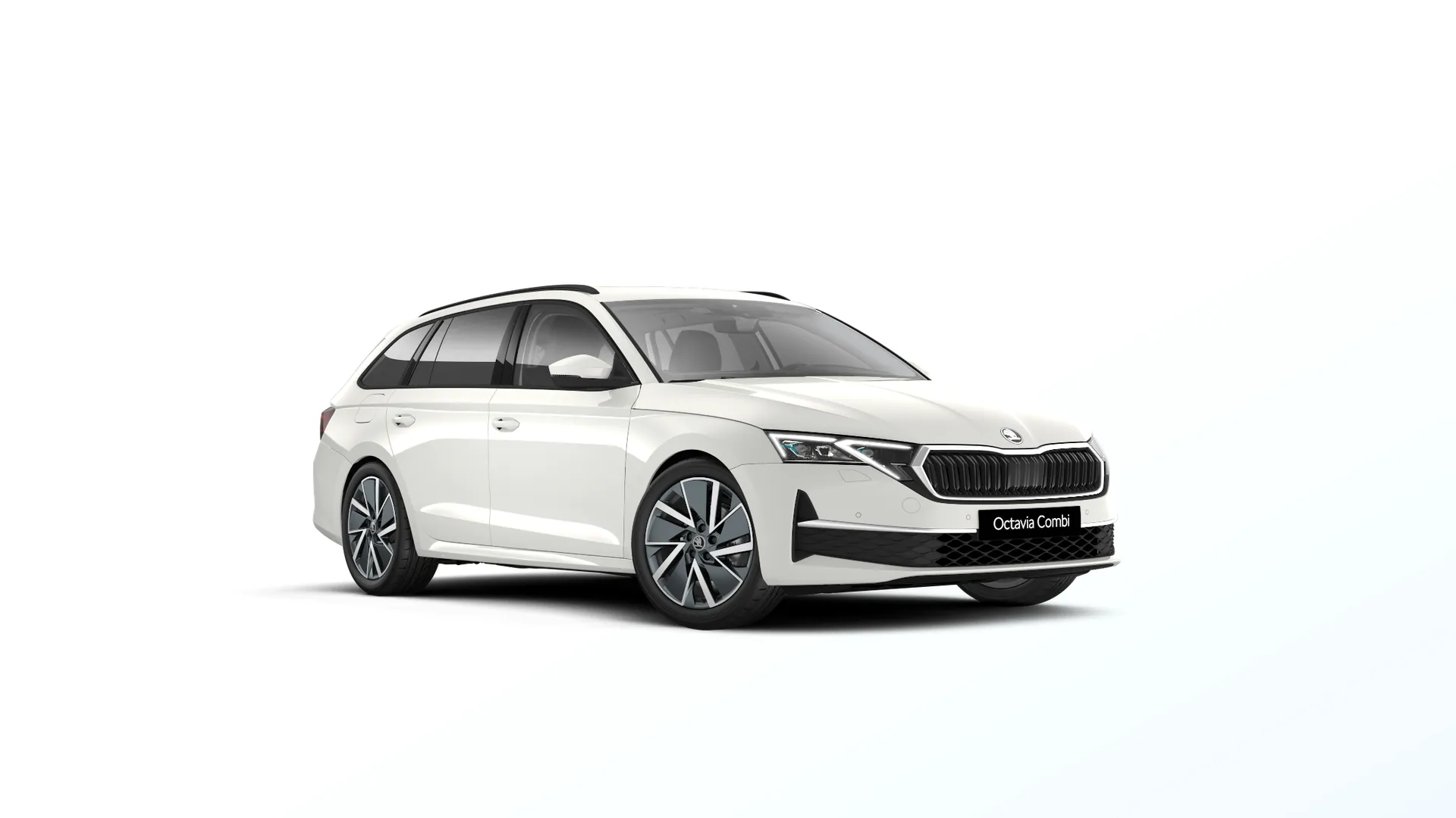 Octavia Combi, Dynamic, Bílá Candy, front