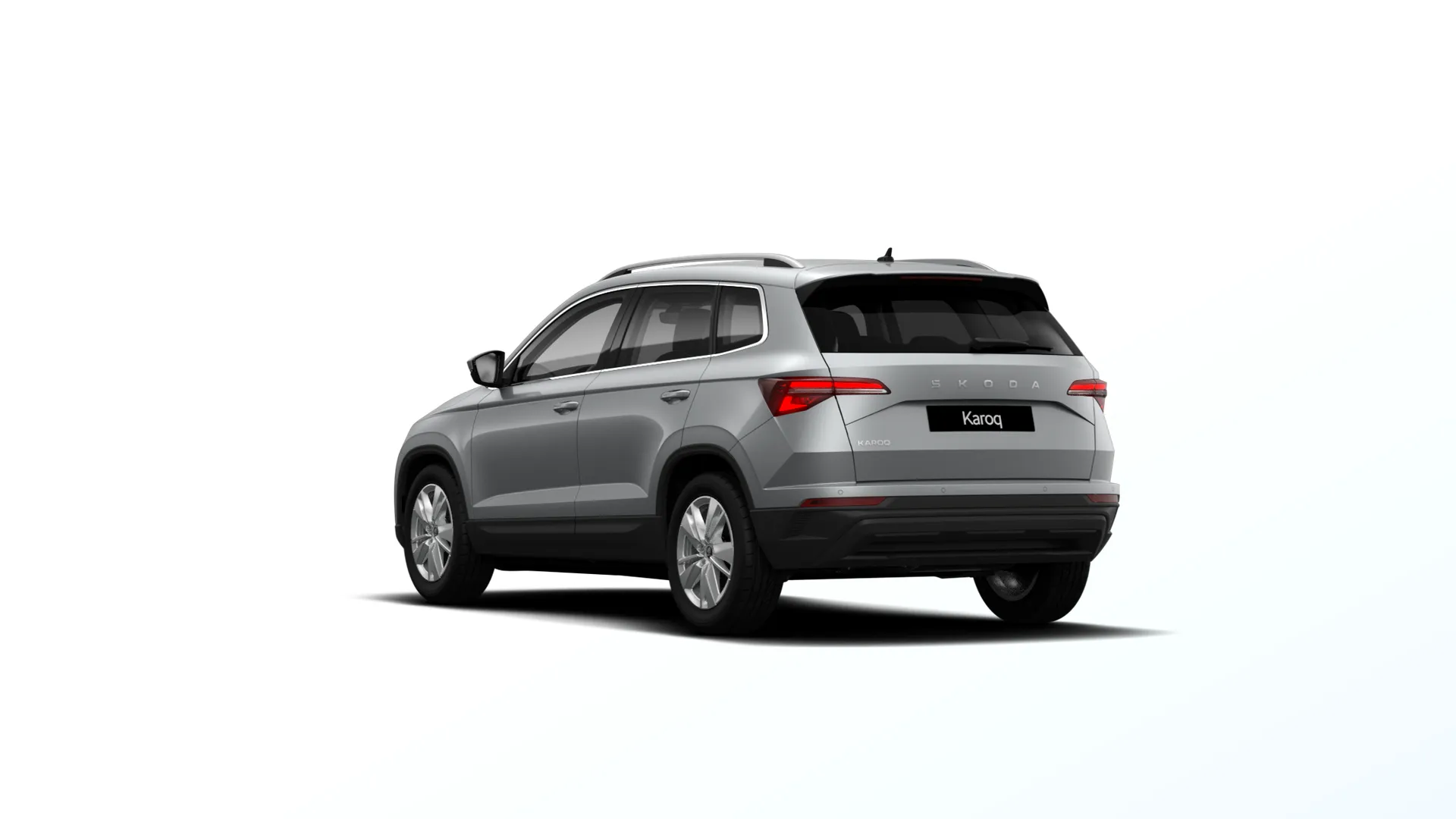 Karoq, Top Selection, Stříbrná Smokey Diamond metalíza, rear