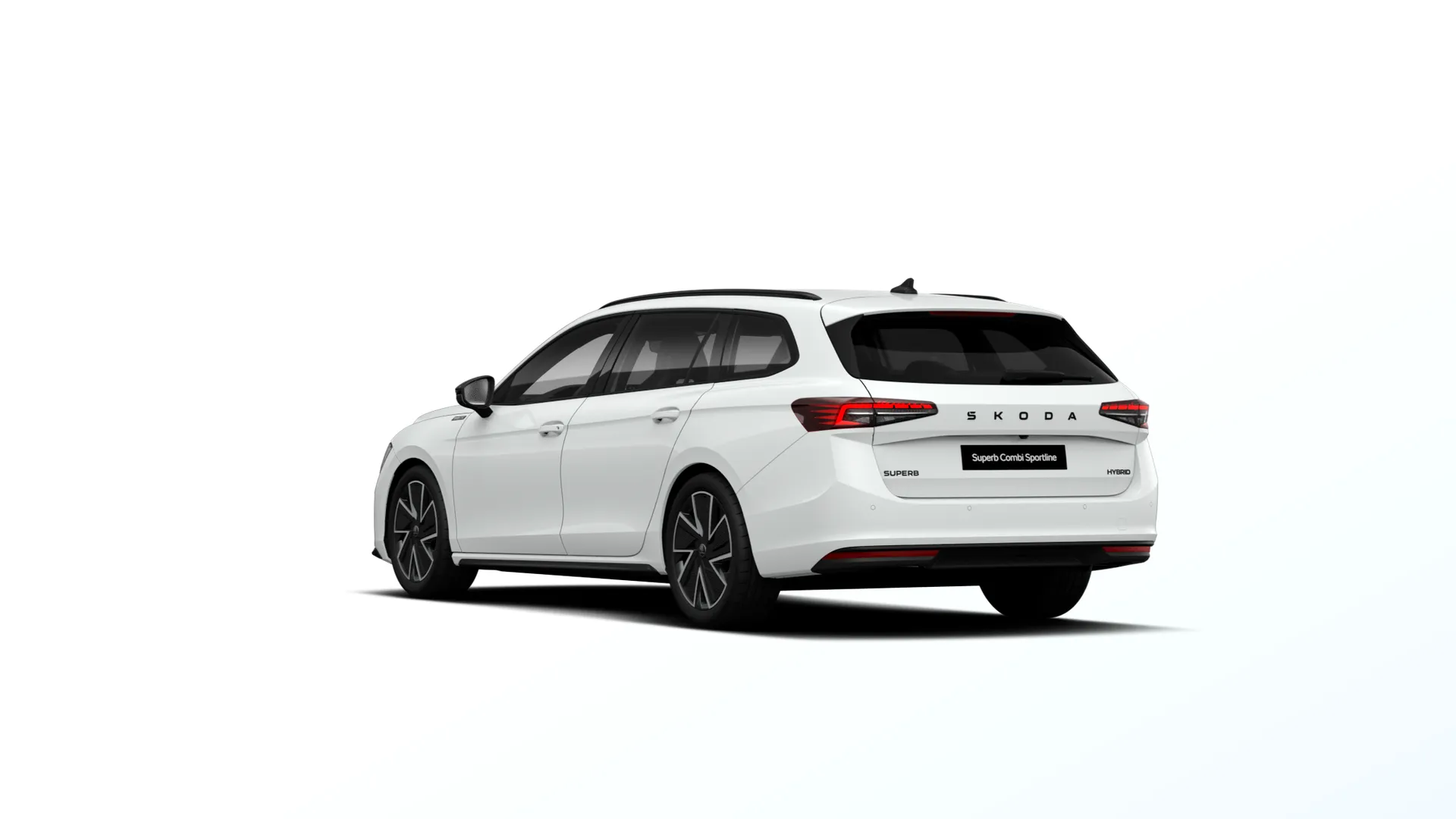 Superb Combi, Sportline, Bílá Purity, rear