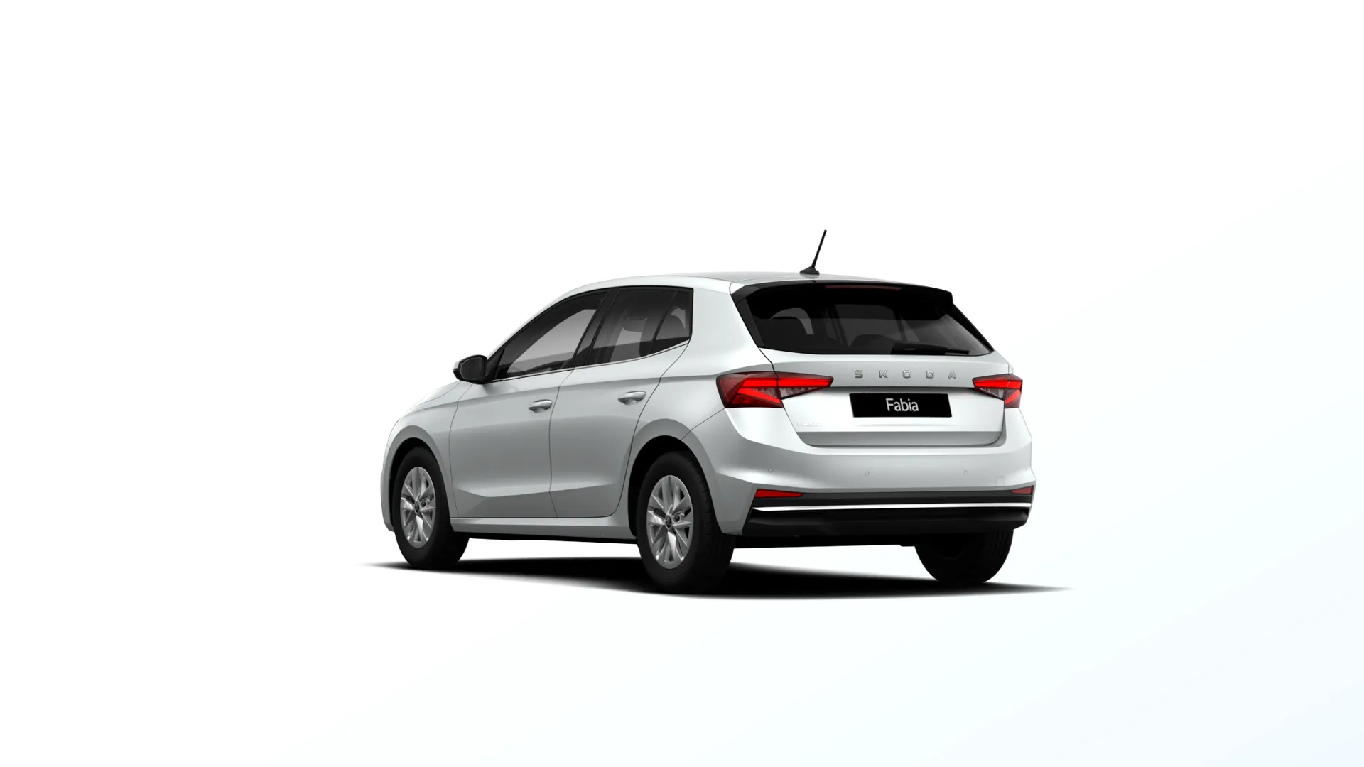 Fabia, Top Selection, Bílá Moon metalíza, rear