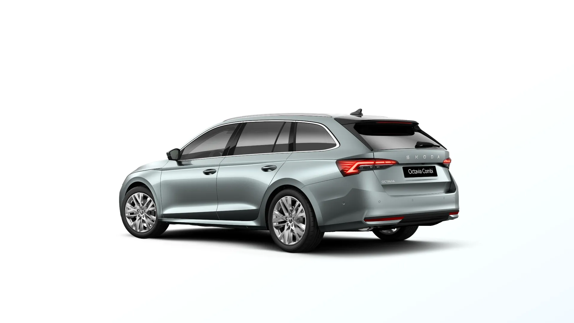 Octavia Combi, Exclusive Selection, Stříbrná Arctic, rear