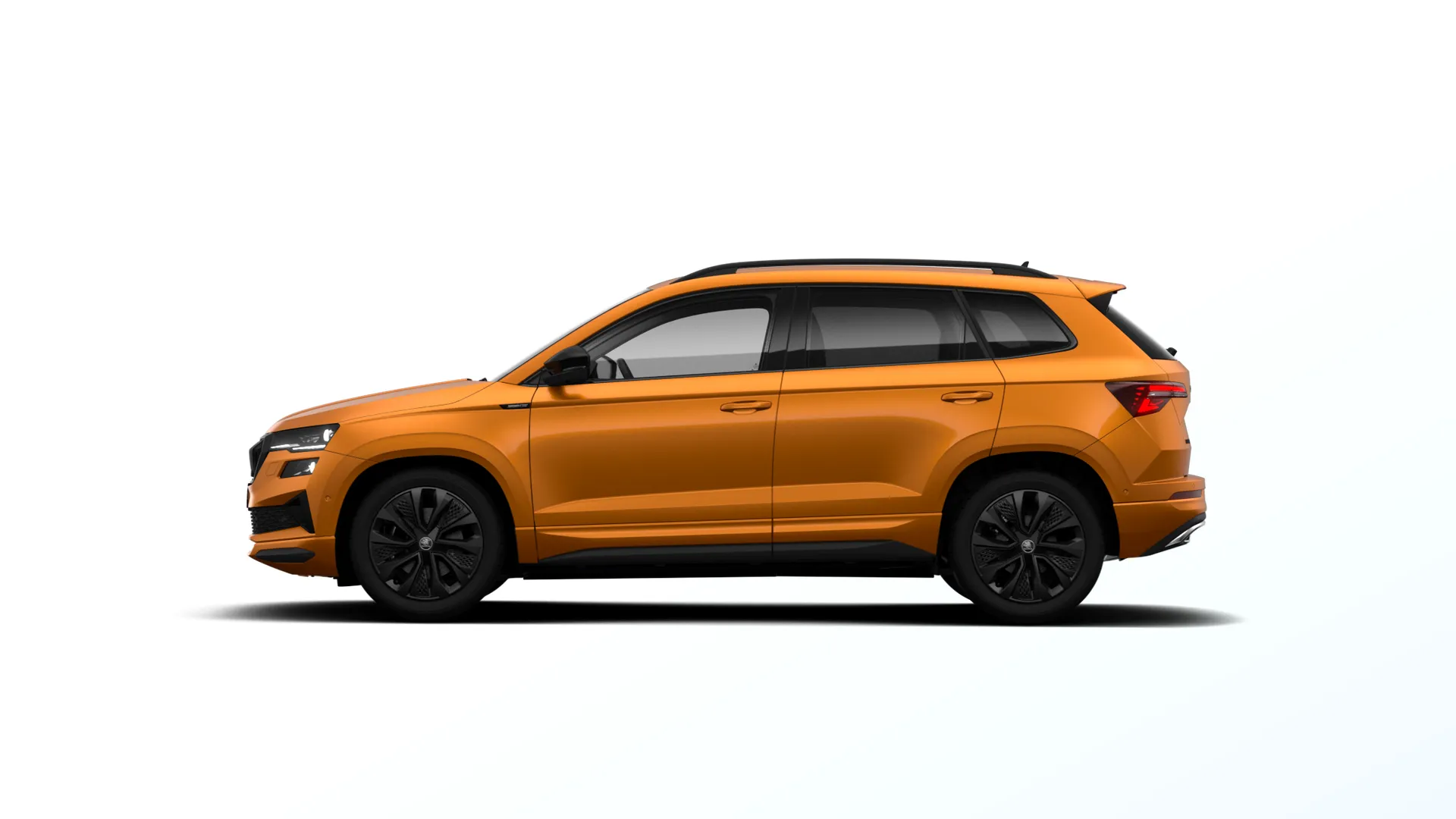 Karoq, Sportline, Oranžová Phoenix metalíza, side
